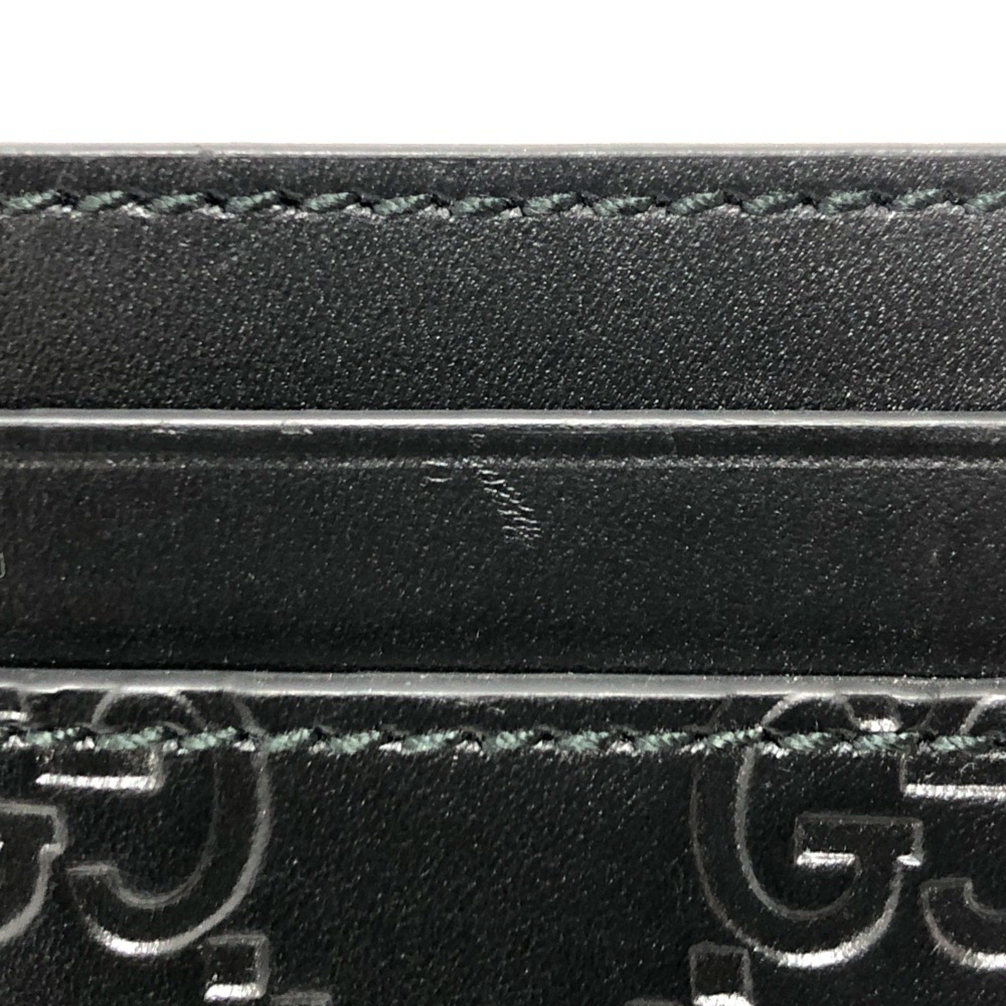 Gucci Gucci 473927 Sima Card Case Black Size ONE SIZE - 11 Thumbnail
