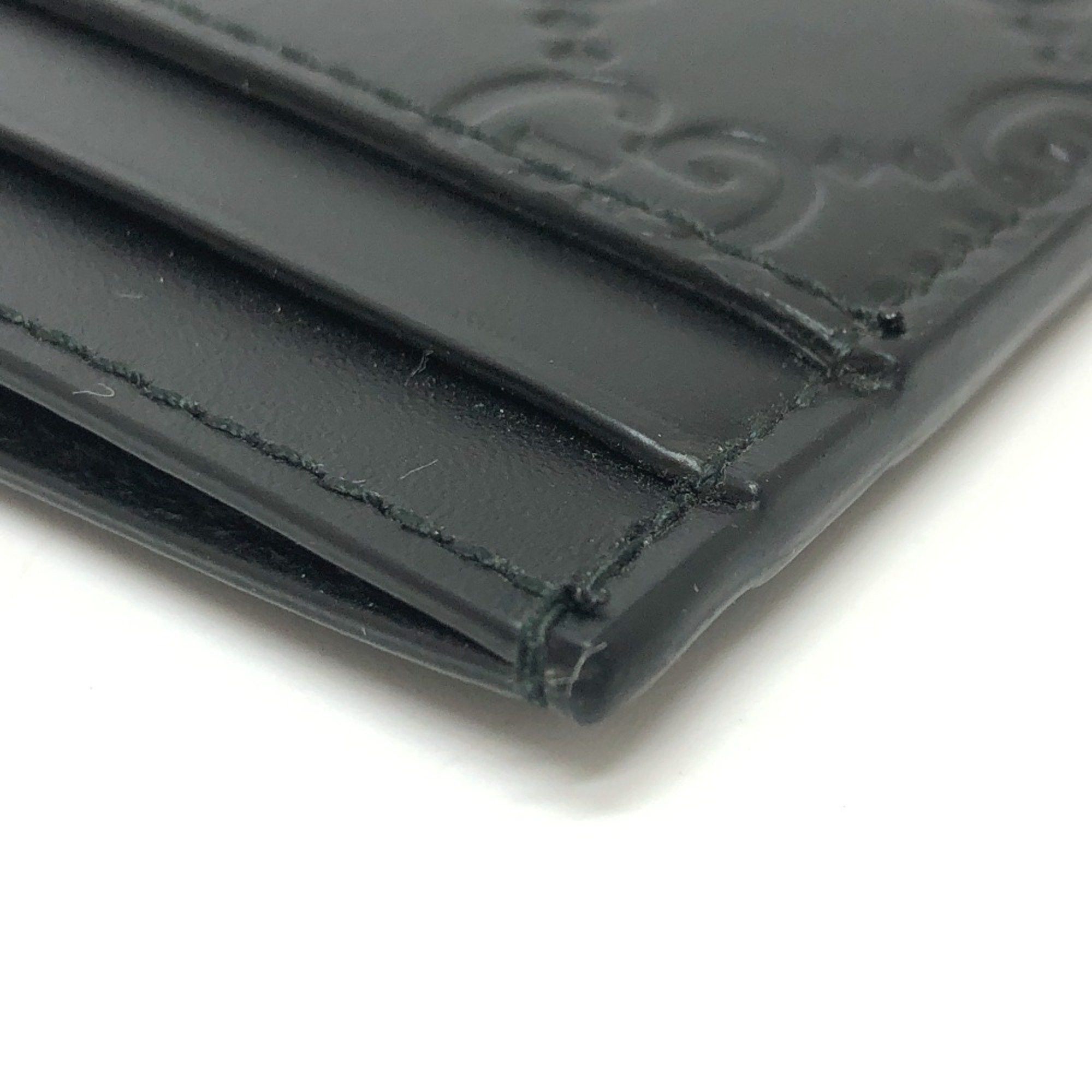 Gucci Gucci 473927 Sima Card Case Black Size ONE SIZE - 6 Thumbnail