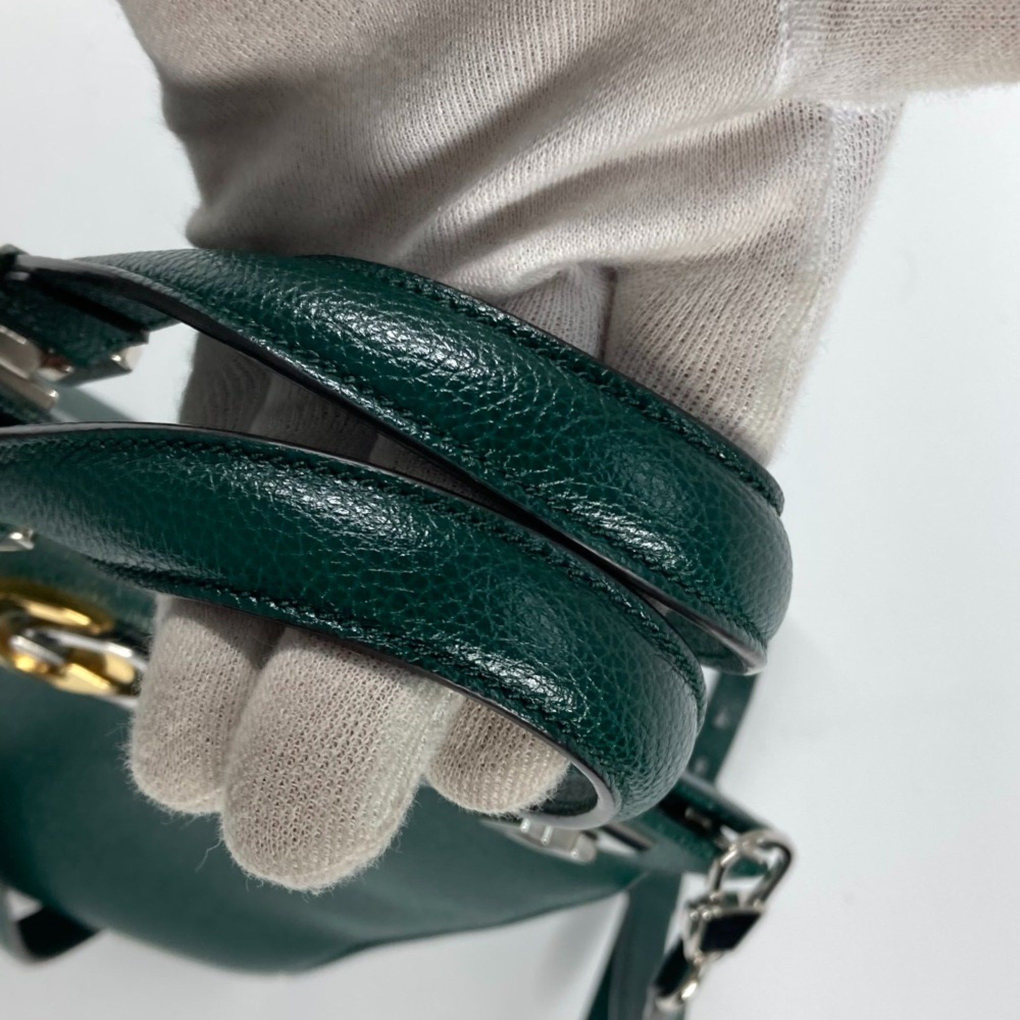 Gucci Gucci 569712 2WAY Bag Shoulder Bag Bag Hand Bag Green Size ONE SIZE - 11 Thumbnail