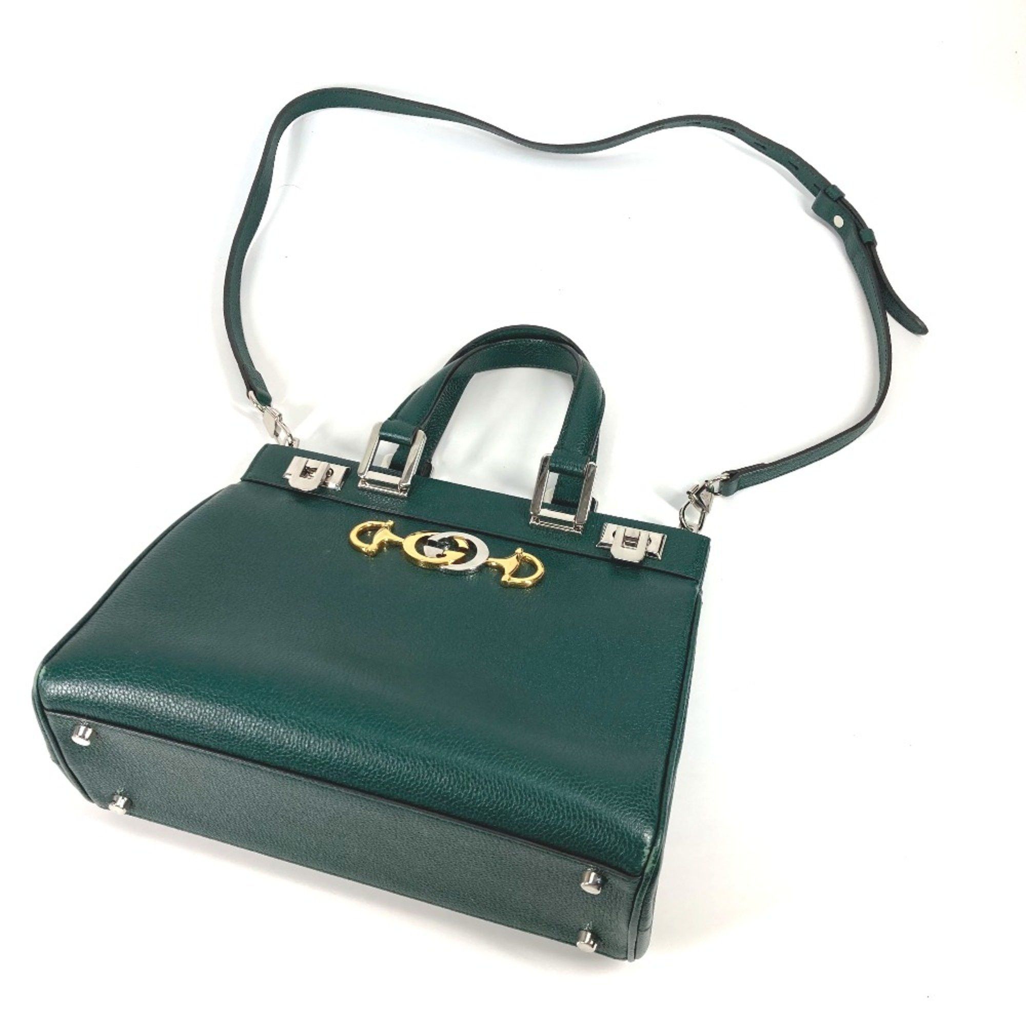 Gucci Gucci 569712 2WAY Bag Shoulder Bag Bag Hand Bag Green Size ONE SIZE - 6 Thumbnail