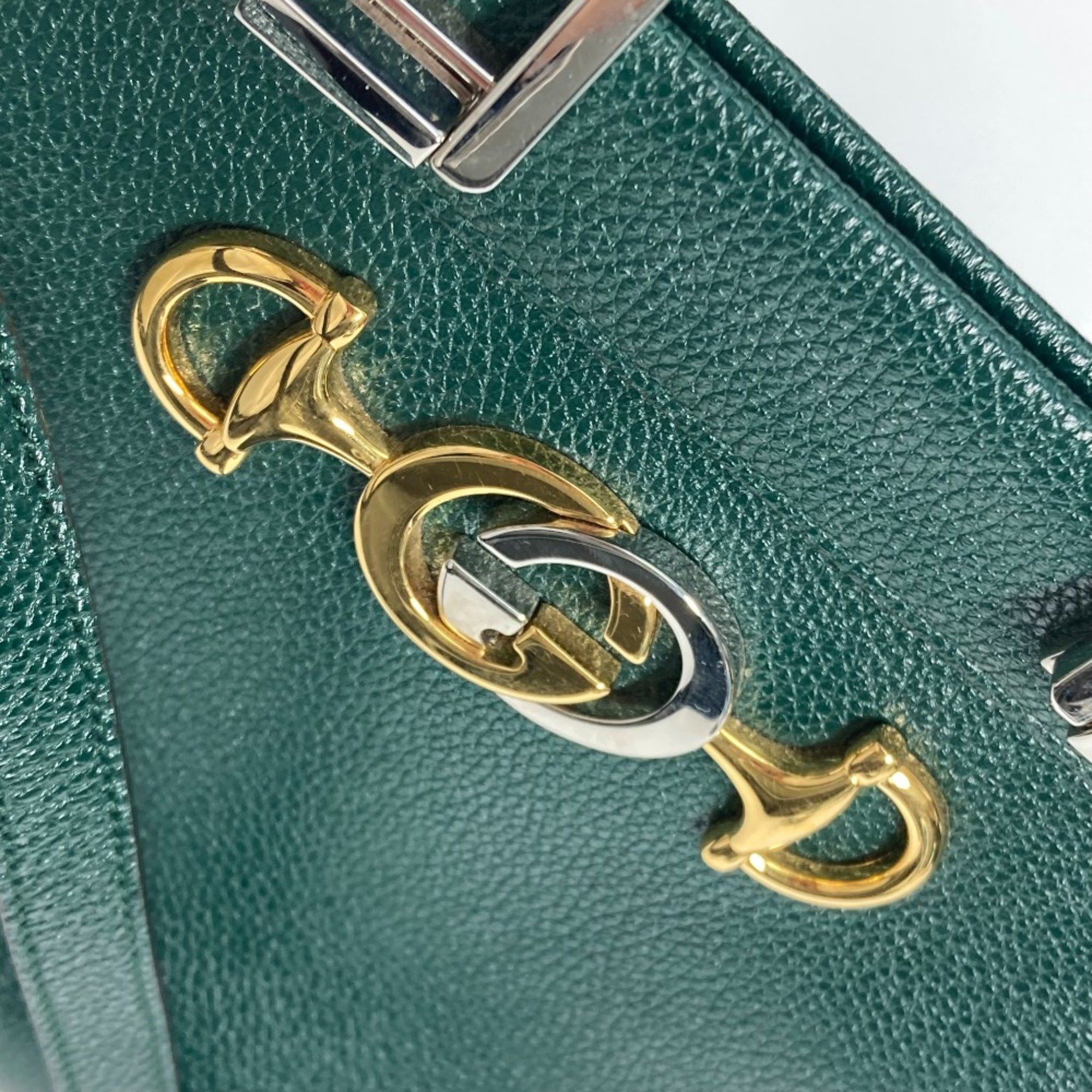Gucci Gucci 569712 2WAY Bag Shoulder Bag Bag Hand Bag Green Size ONE SIZE - 12 Thumbnail