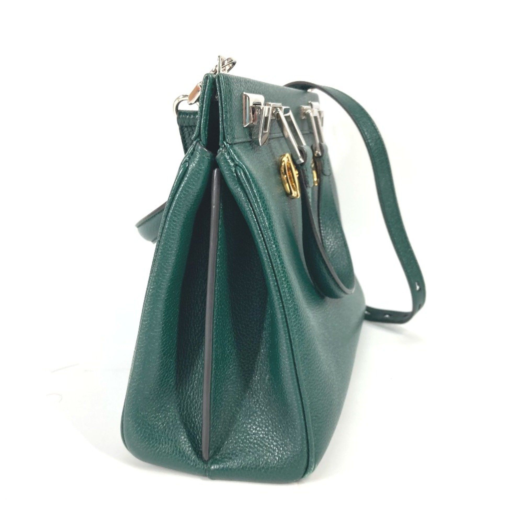 Gucci Gucci 569712 2WAY Bag Shoulder Bag Bag Hand Bag Green Size ONE SIZE - 3 Thumbnail