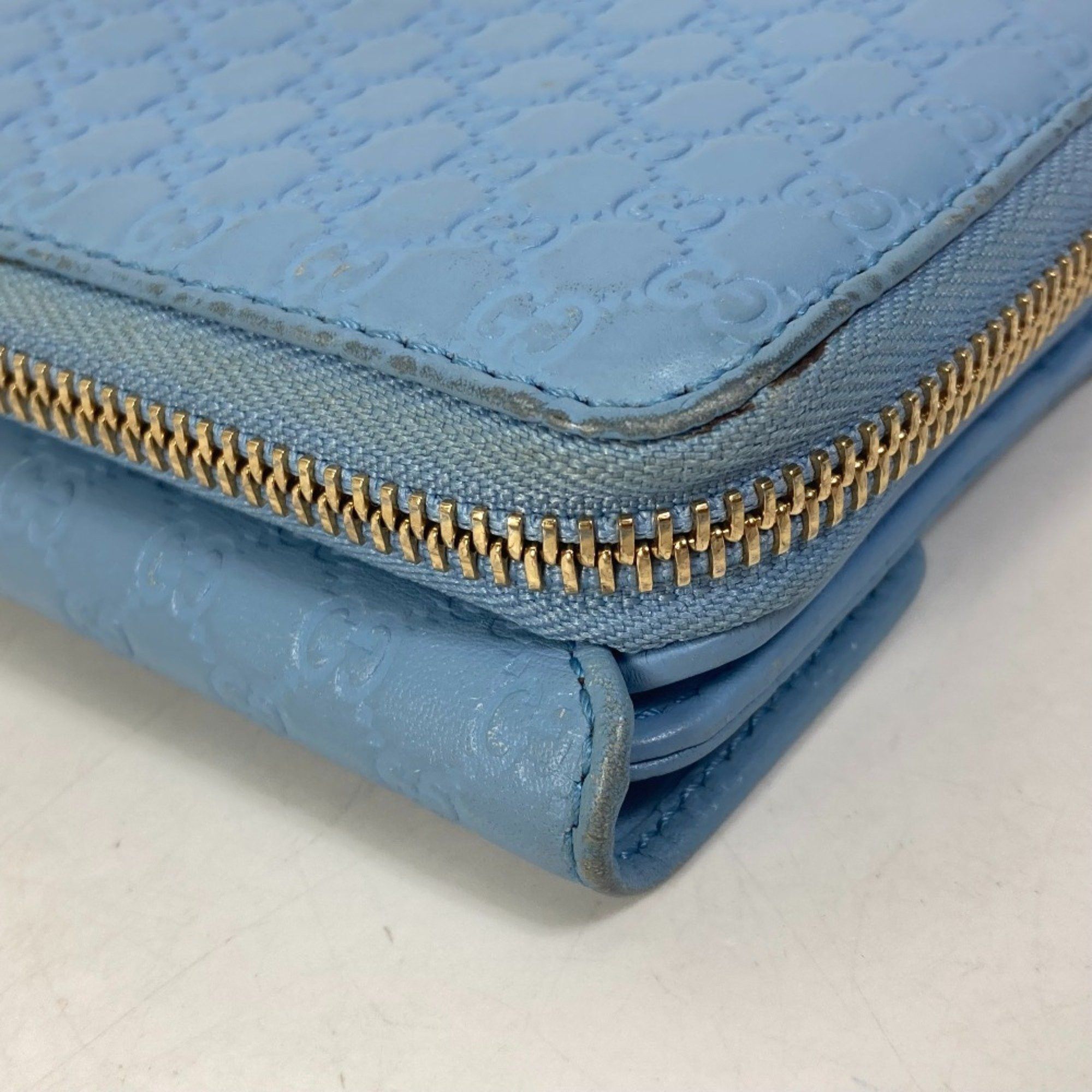 Gucci Gucci 449364 Zip Around Long Wallet Light blue Size ONE SIZE - 6 Thumbnail