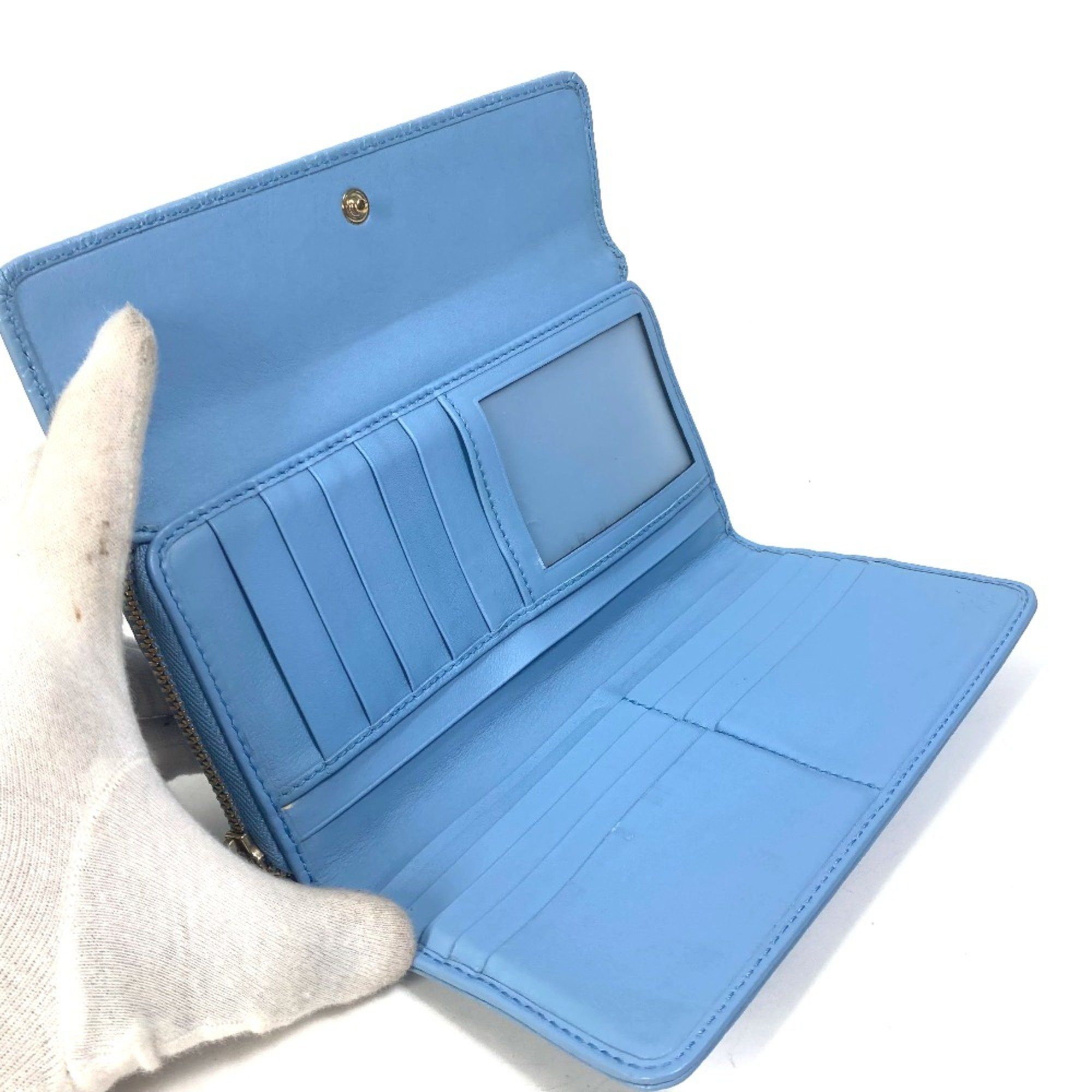 Gucci Gucci 449364 Zip Around Long Wallet Light blue Size ONE SIZE - 11 Thumbnail