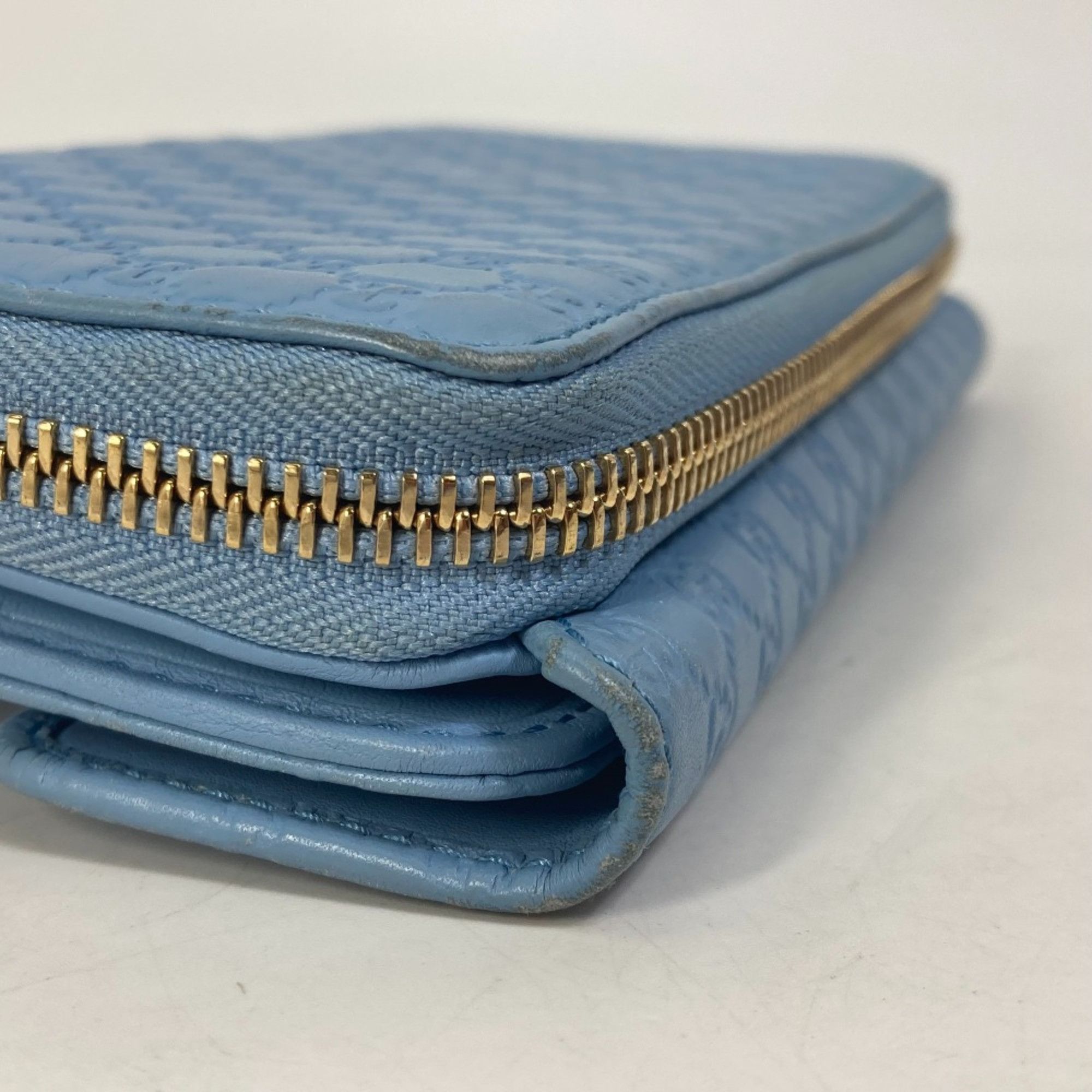 Gucci Gucci 449364 Zip Around Long Wallet Light blue Size ONE SIZE - 5 Thumbnail