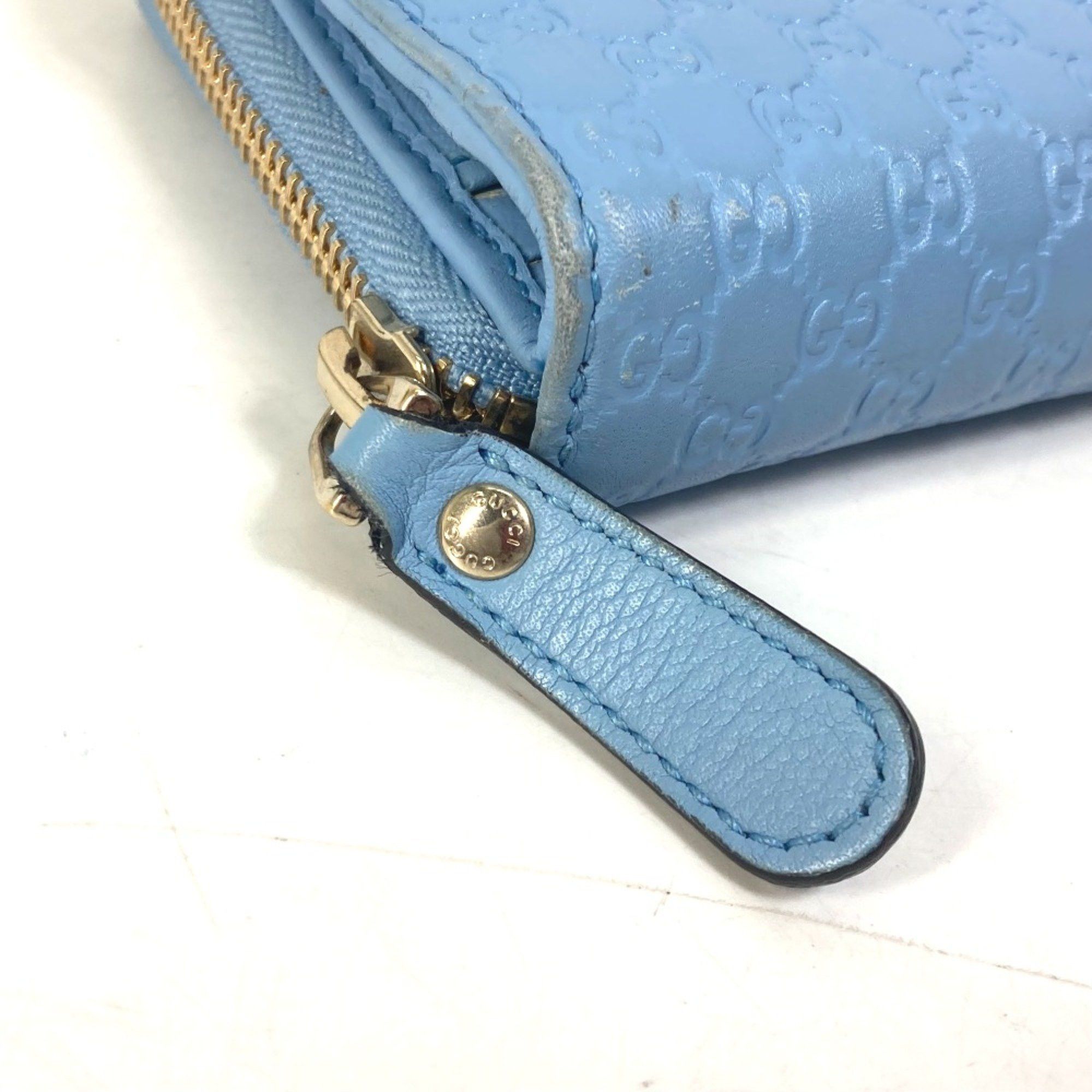 Gucci Gucci 449364 Zip Around Long Wallet Light blue Size ONE SIZE - 8 Thumbnail