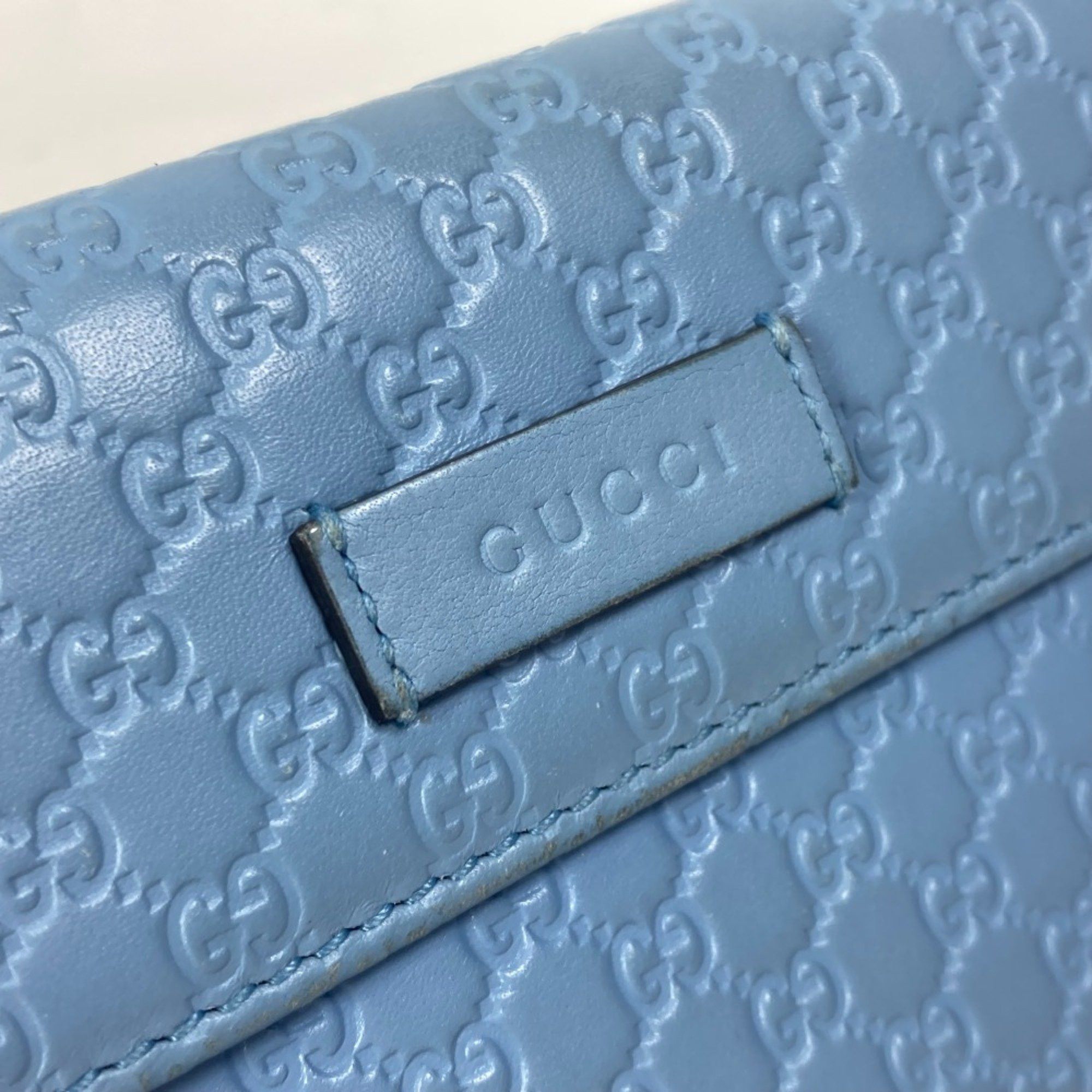 Gucci Gucci 449364 Zip Around Long Wallet Light blue Size ONE SIZE - 7 Thumbnail