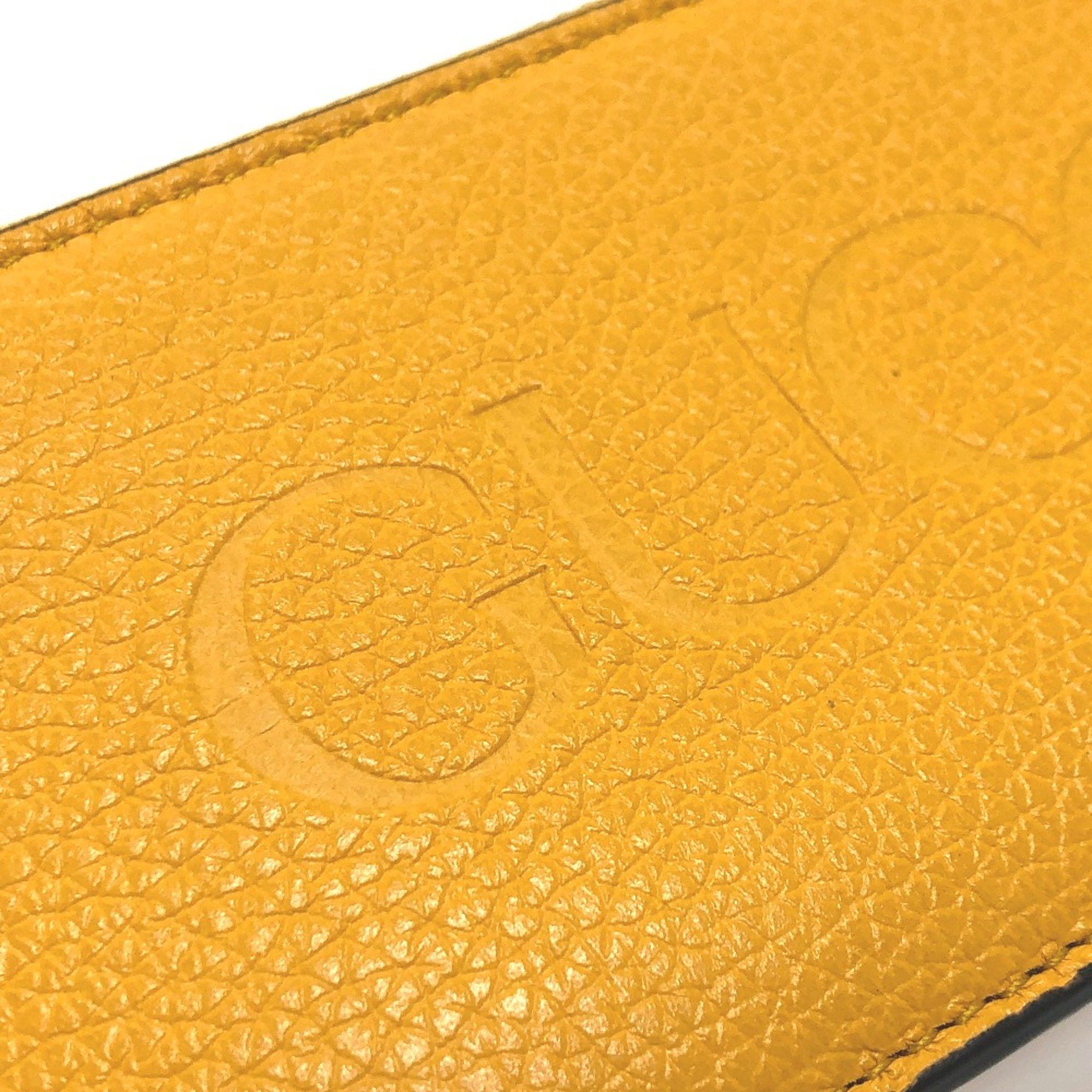 Gucci Gucci 725550 Card Case coin purse yellow GoldHardware Size ONE SIZE - 6 Thumbnail
