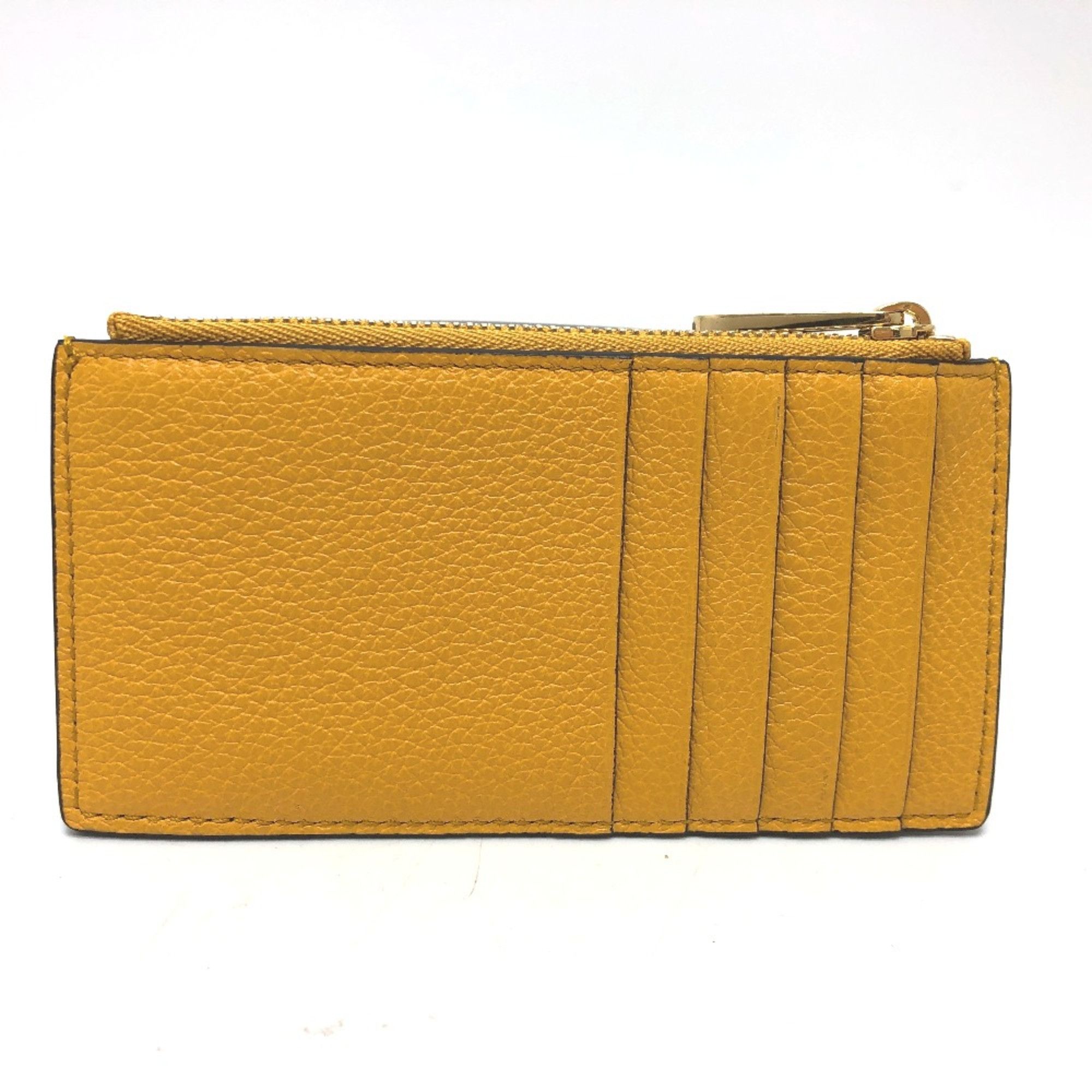 Gucci Gucci 725550 Card Case coin purse yellow GoldHardware Size ONE SIZE - 2 Thumbnail