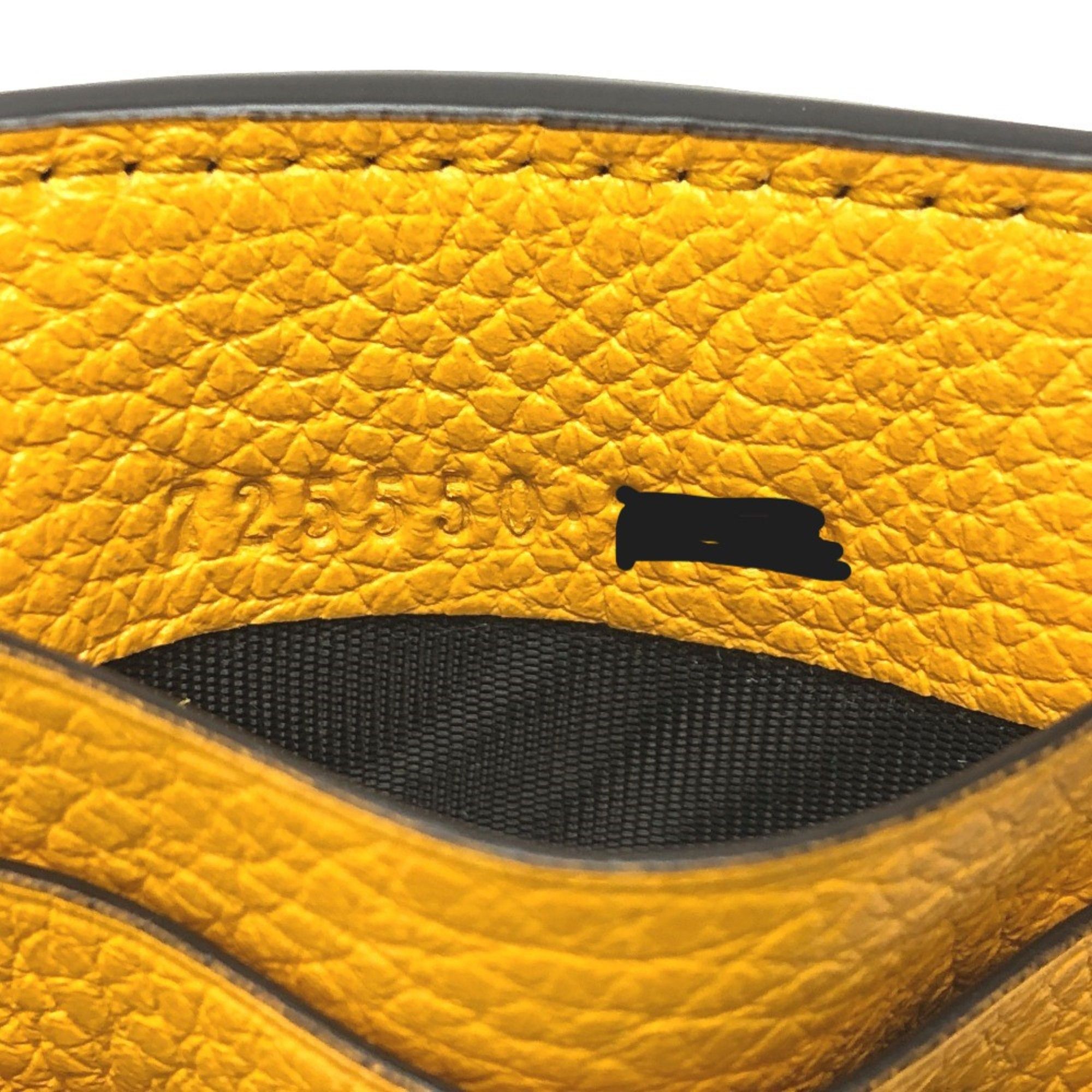 Gucci Gucci 725550 Card Case coin purse yellow GoldHardware Size ONE SIZE - 12 Thumbnail