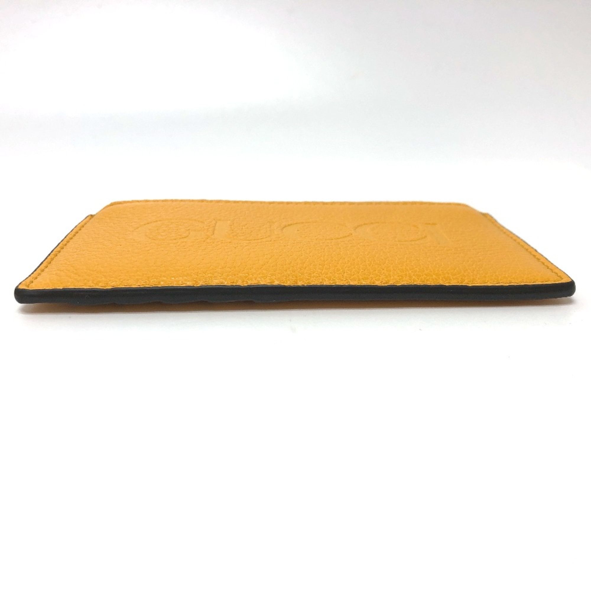 Gucci Gucci 725550 Card Case coin purse yellow GoldHardware Size ONE SIZE - 4 Thumbnail