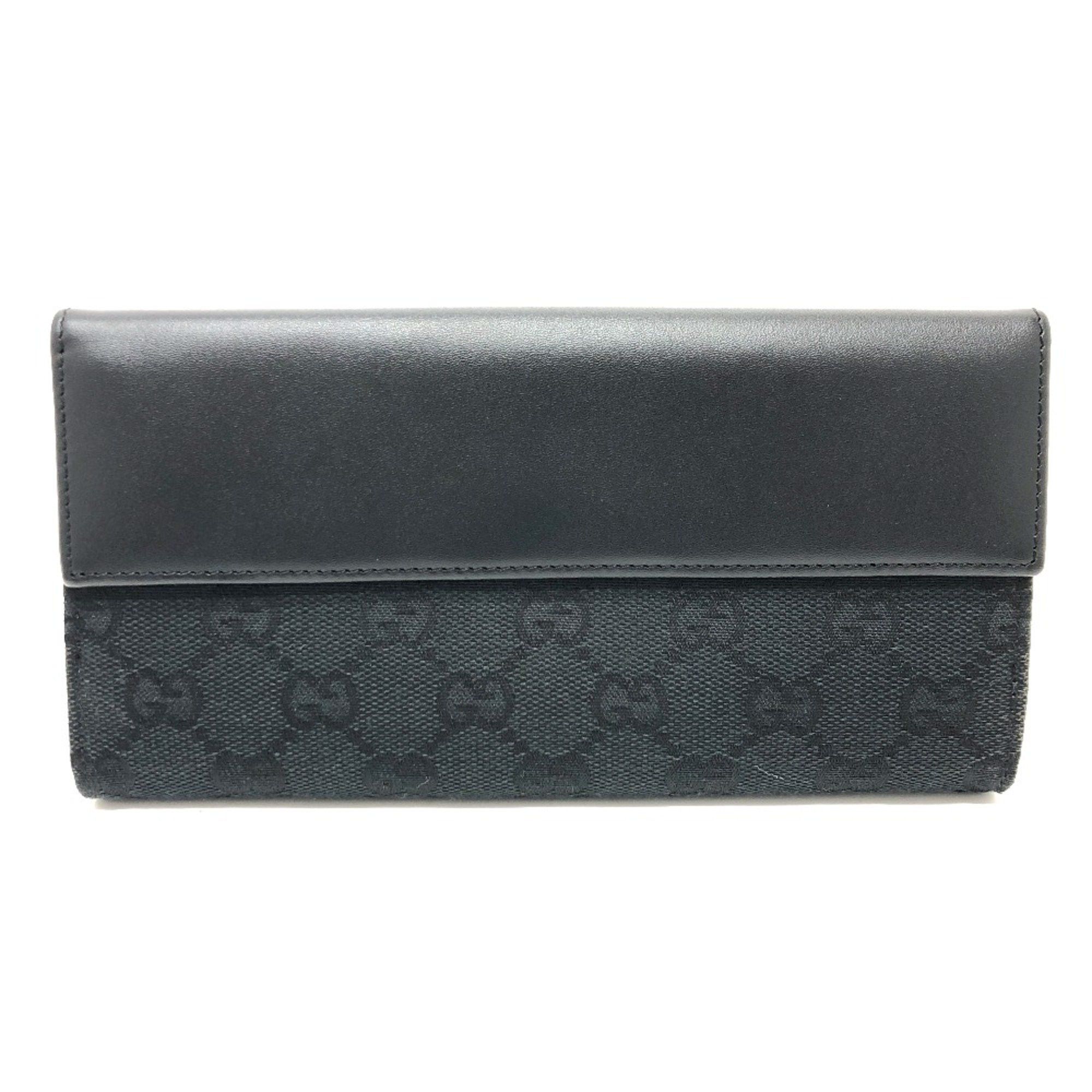 Gucci Gucci 035.2184 GG Long Wallet Folded wallet Black SilverHardware Size ONE SIZE - 2 Thumbnail