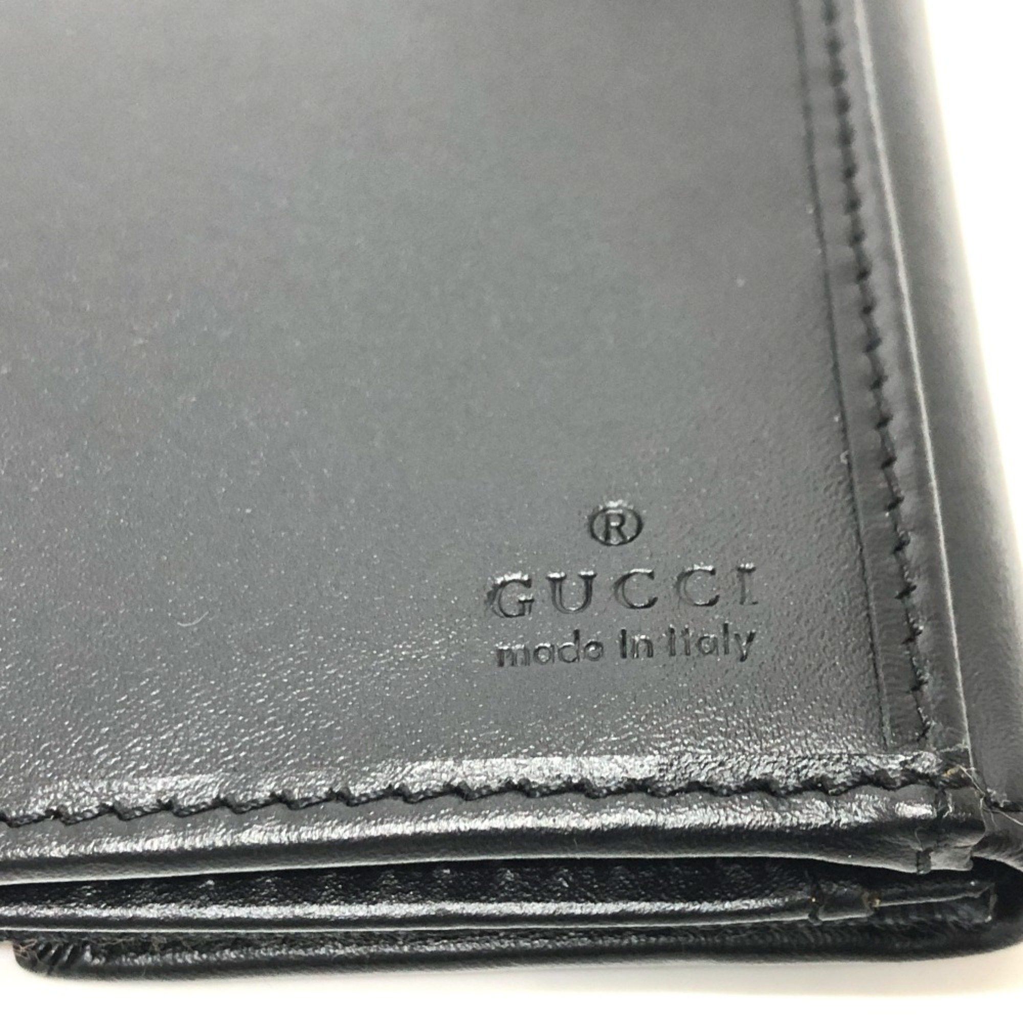 Gucci Gucci 035.2184 GG Long Wallet Folded wallet Black SilverHardware Size ONE SIZE - 11 Thumbnail