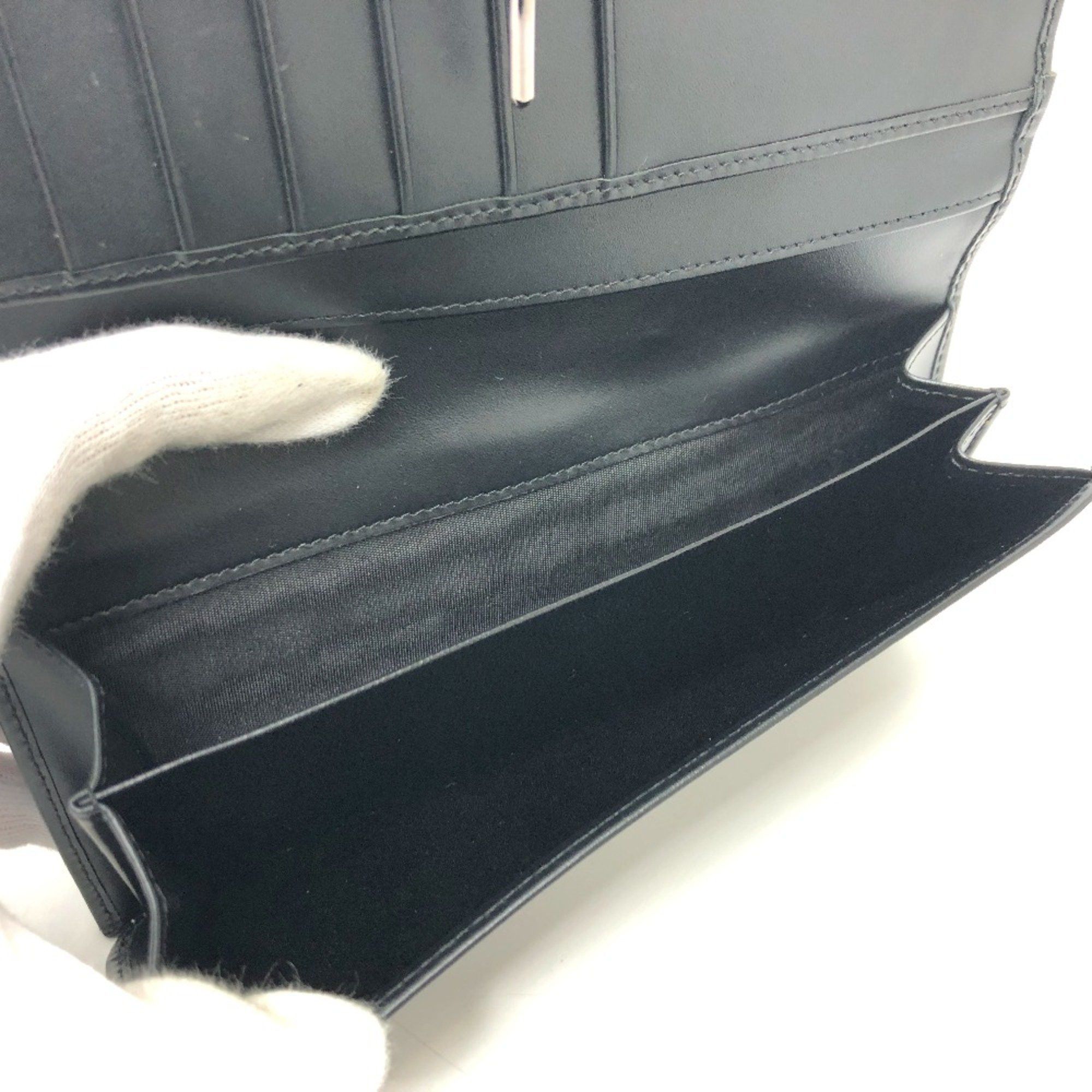 Gucci Gucci 035.2184 GG Long Wallet Folded wallet Black SilverHardware Size ONE SIZE - 9 Thumbnail