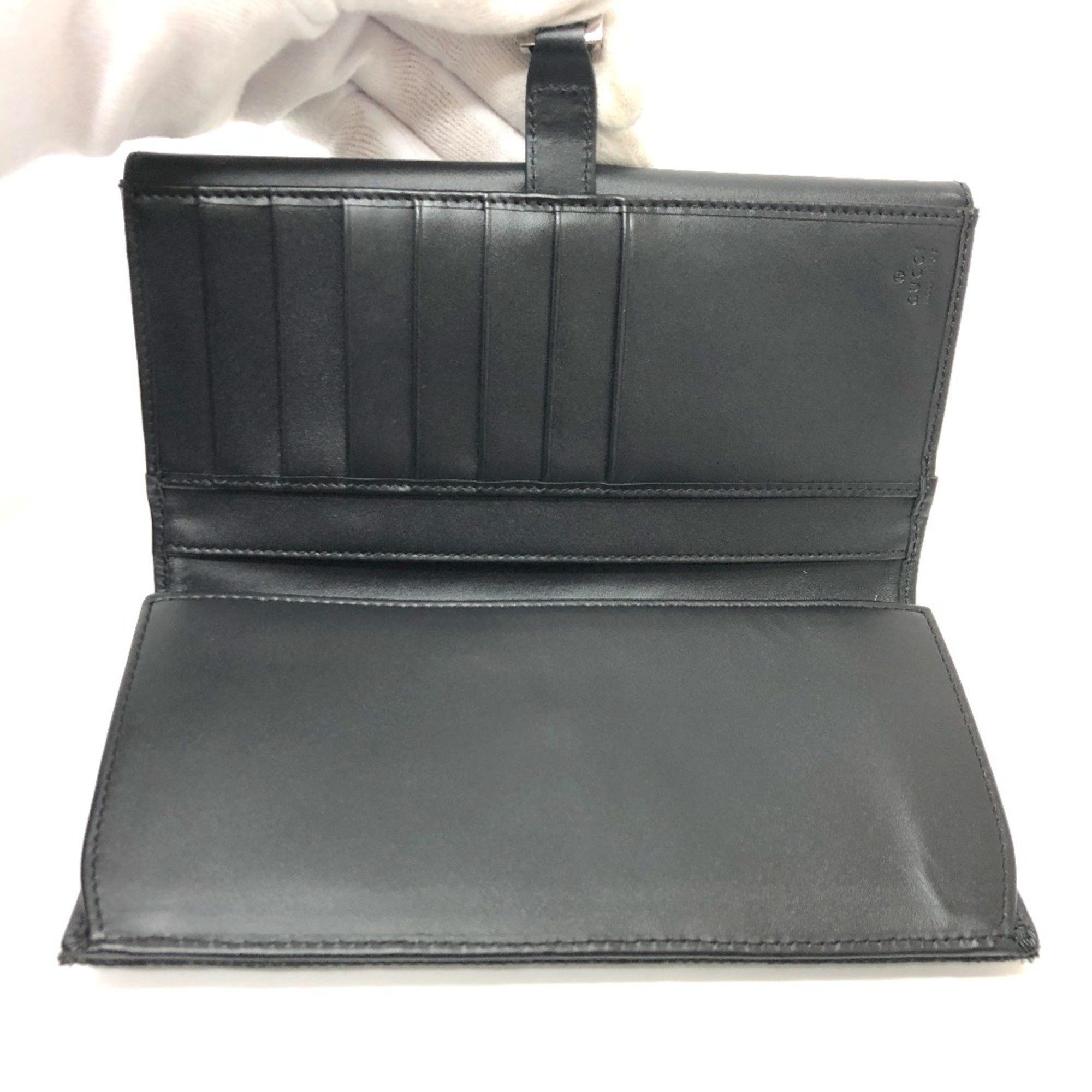 Gucci Gucci 035.2184 GG Long Wallet Folded wallet Black SilverHardware Size ONE SIZE - 8 Thumbnail