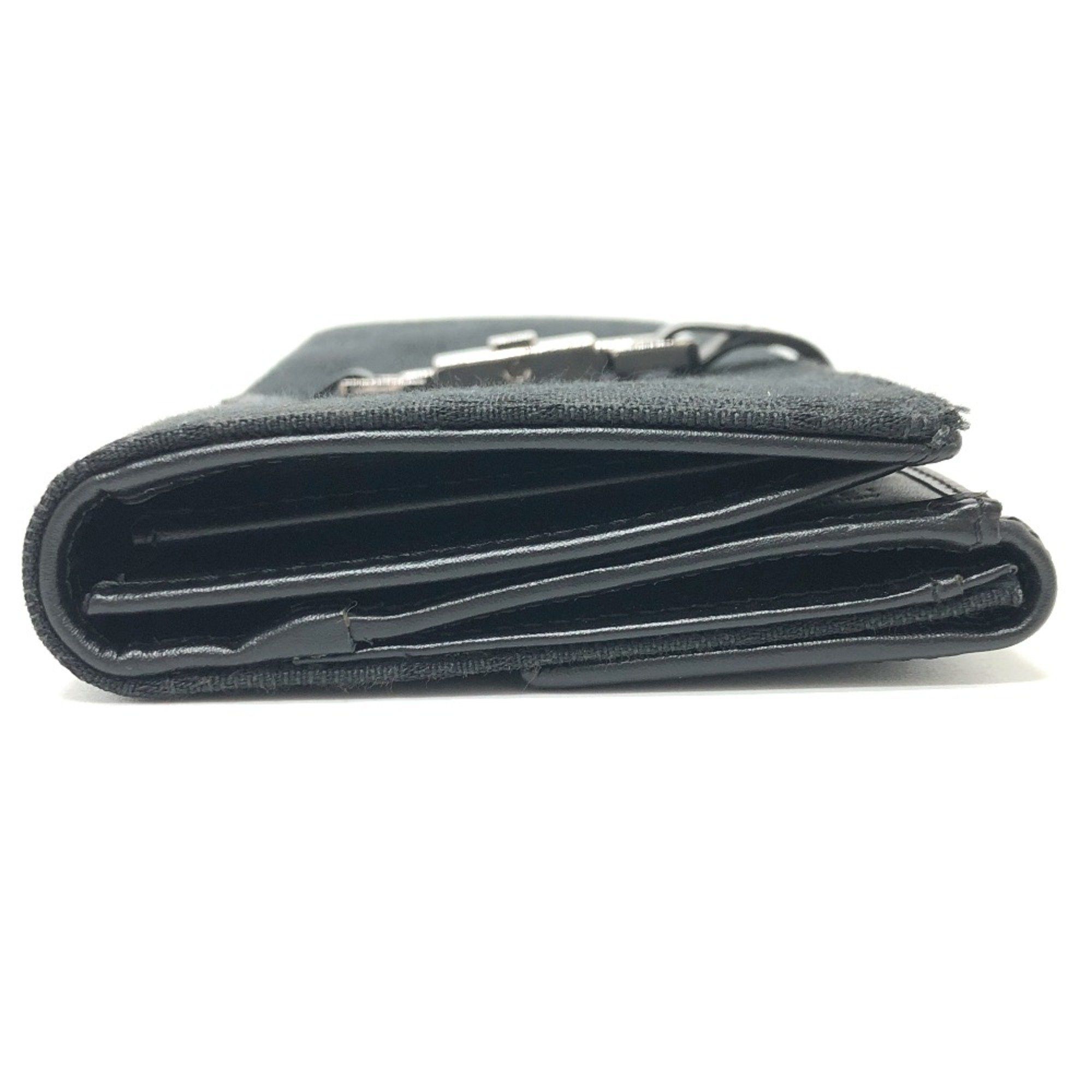 Gucci Gucci 035.2184 GG Long Wallet Folded wallet Black SilverHardware Size ONE SIZE - 4 Thumbnail