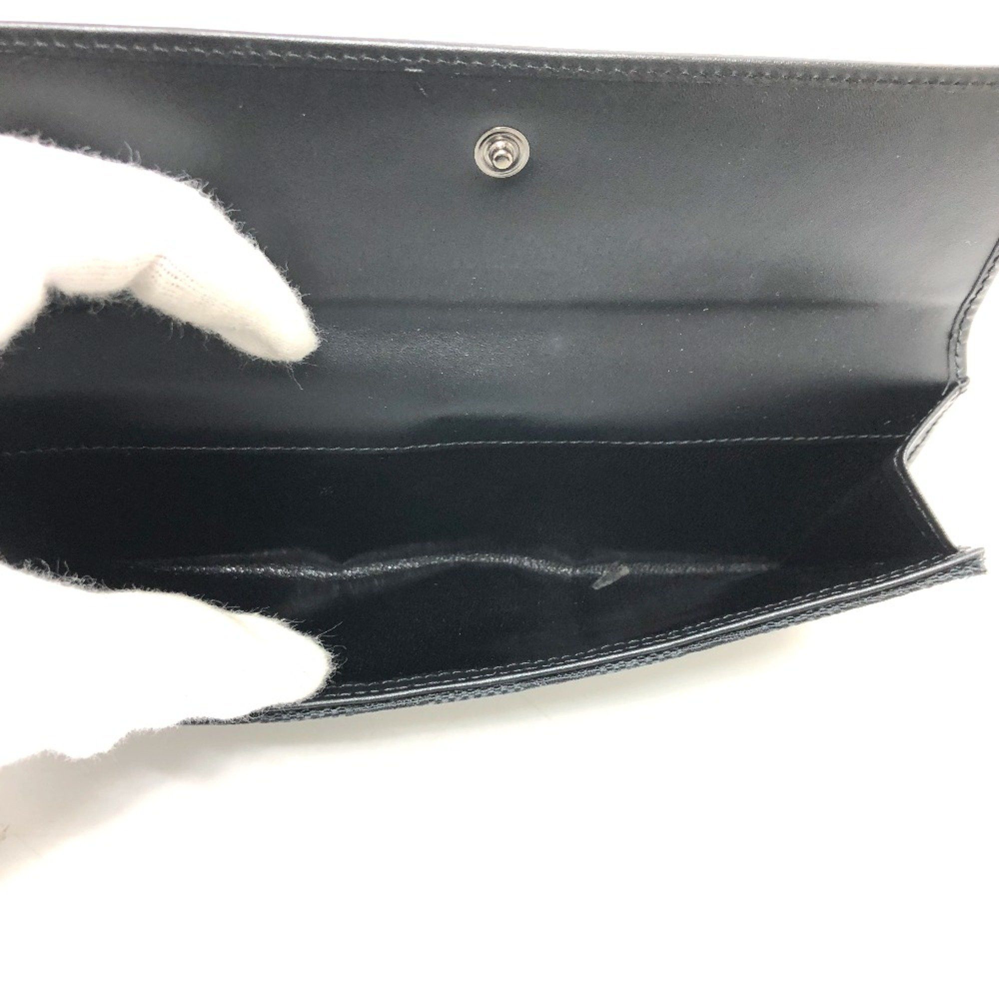 Gucci Gucci 035.2184 GG Long Wallet Folded wallet Black SilverHardware Size ONE SIZE - 13 Thumbnail
