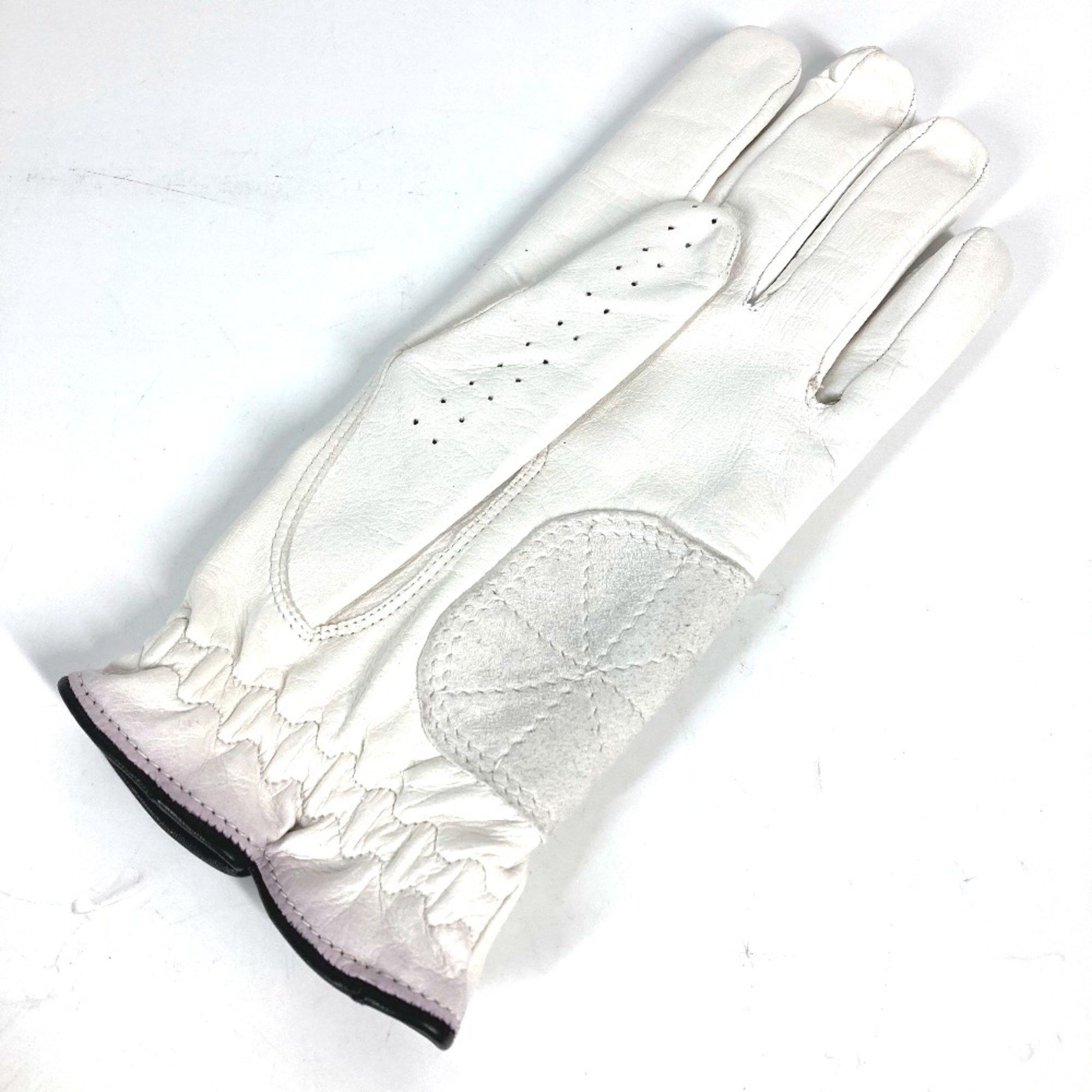 Gucci Gucci For left hand Sports gloves White Size ONE SIZE - 6 Thumbnail