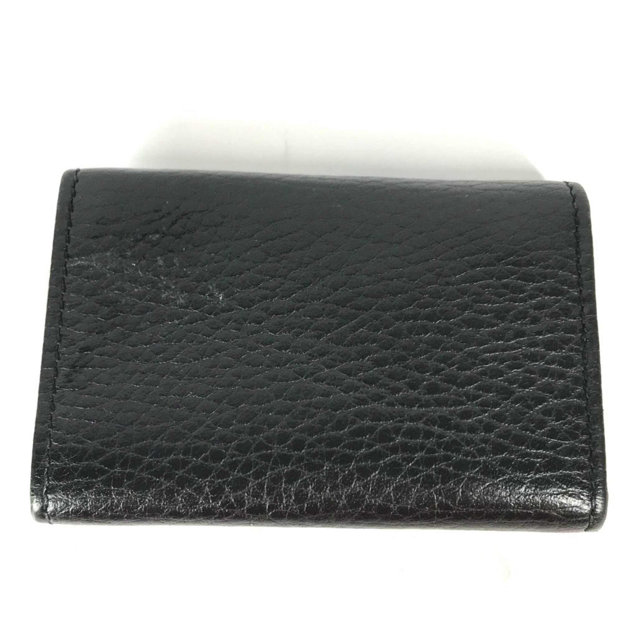 Gucci Gucci 456118 key 6-Ring Key Case Black Size ONE SIZE - 4 Thumbnail