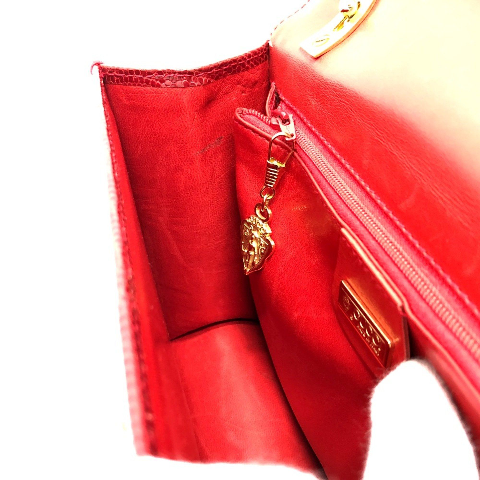 Gucci Gucci Old Gucci Shoulder Bag Red GoldHardware Size ONE SIZE - 9 Thumbnail