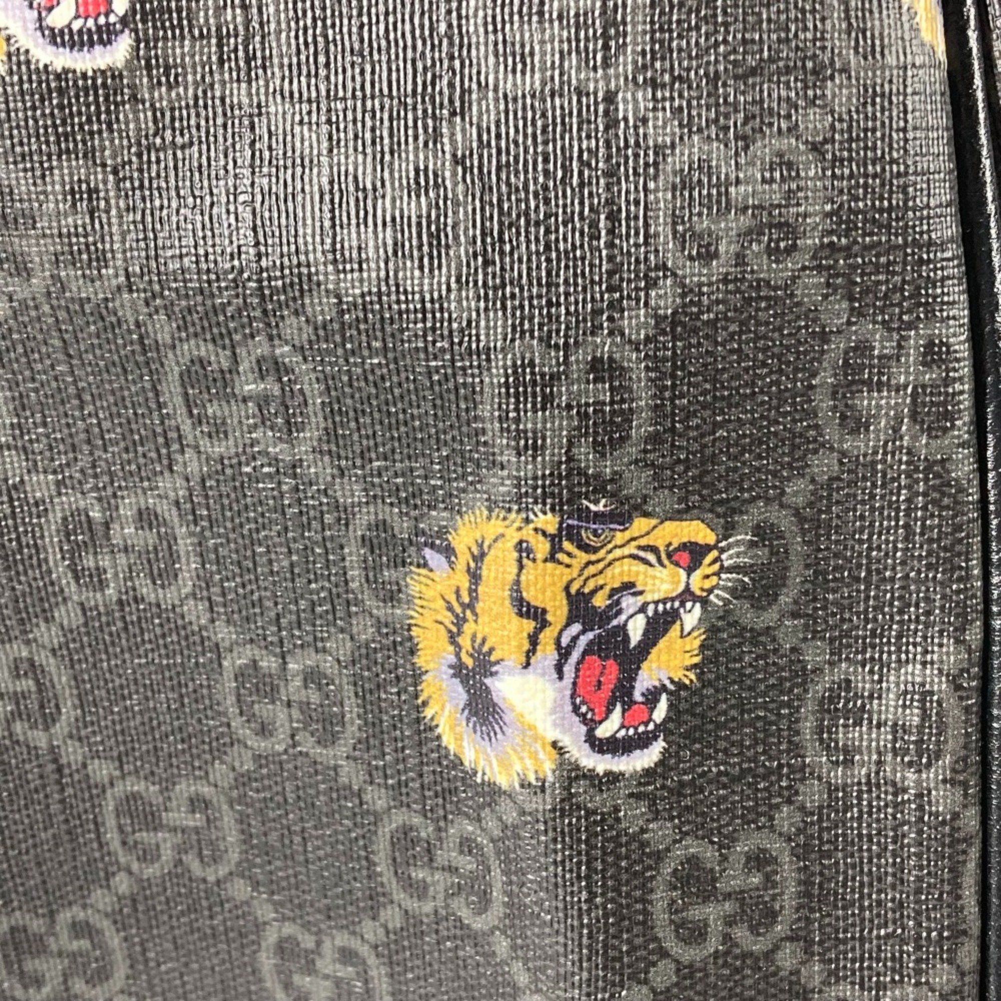 Gucci Gucci 696013 Interlocking G tiger tiger bag Backpack Black Size ONE SIZE - 11 Thumbnail