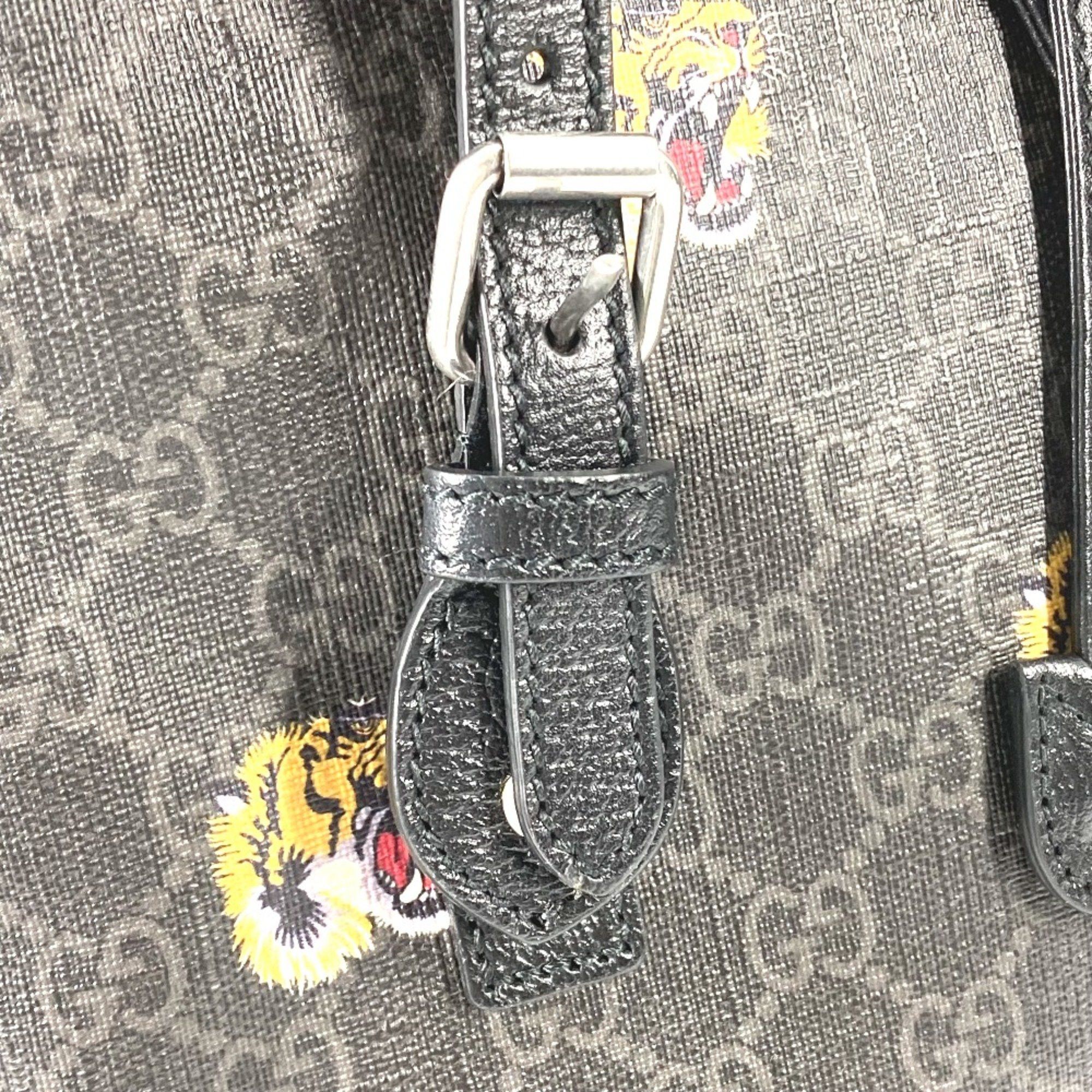 Gucci Gucci 696013 Interlocking G tiger tiger bag Backpack Black Size ONE SIZE - 10 Thumbnail