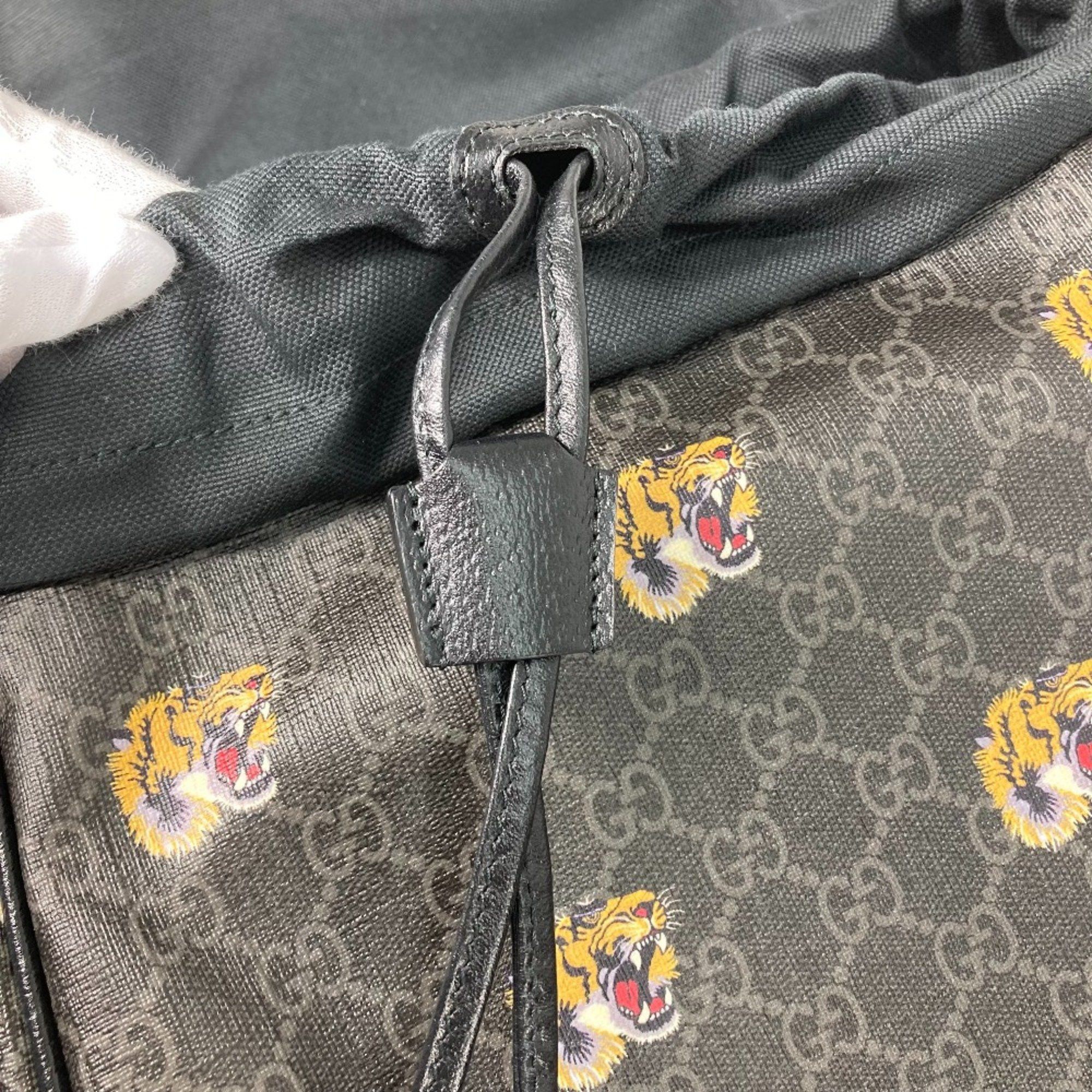 Gucci Gucci 696013 Interlocking G tiger tiger bag Backpack Black Size ONE SIZE - 13 Thumbnail