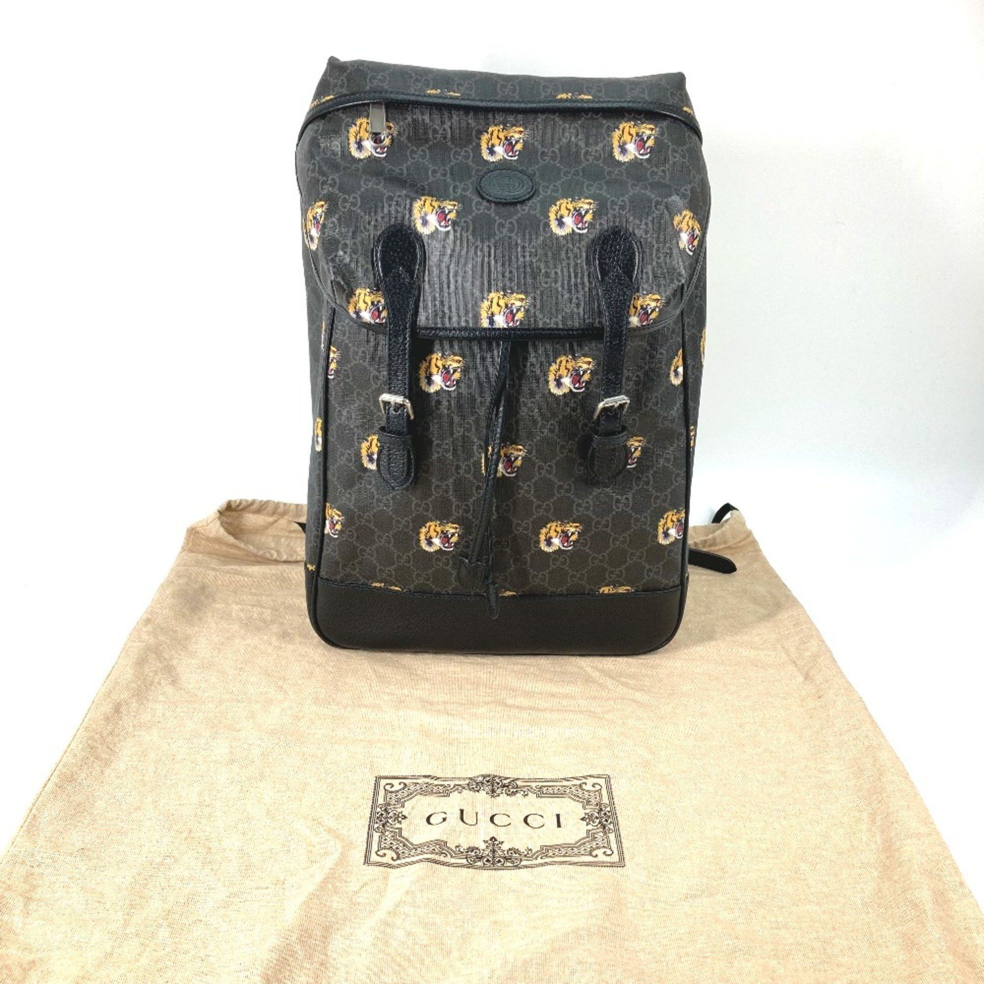 Gucci Gucci 696013 Interlocking G tiger tiger bag Backpack Black Size ONE SIZE - 15 Thumbnail