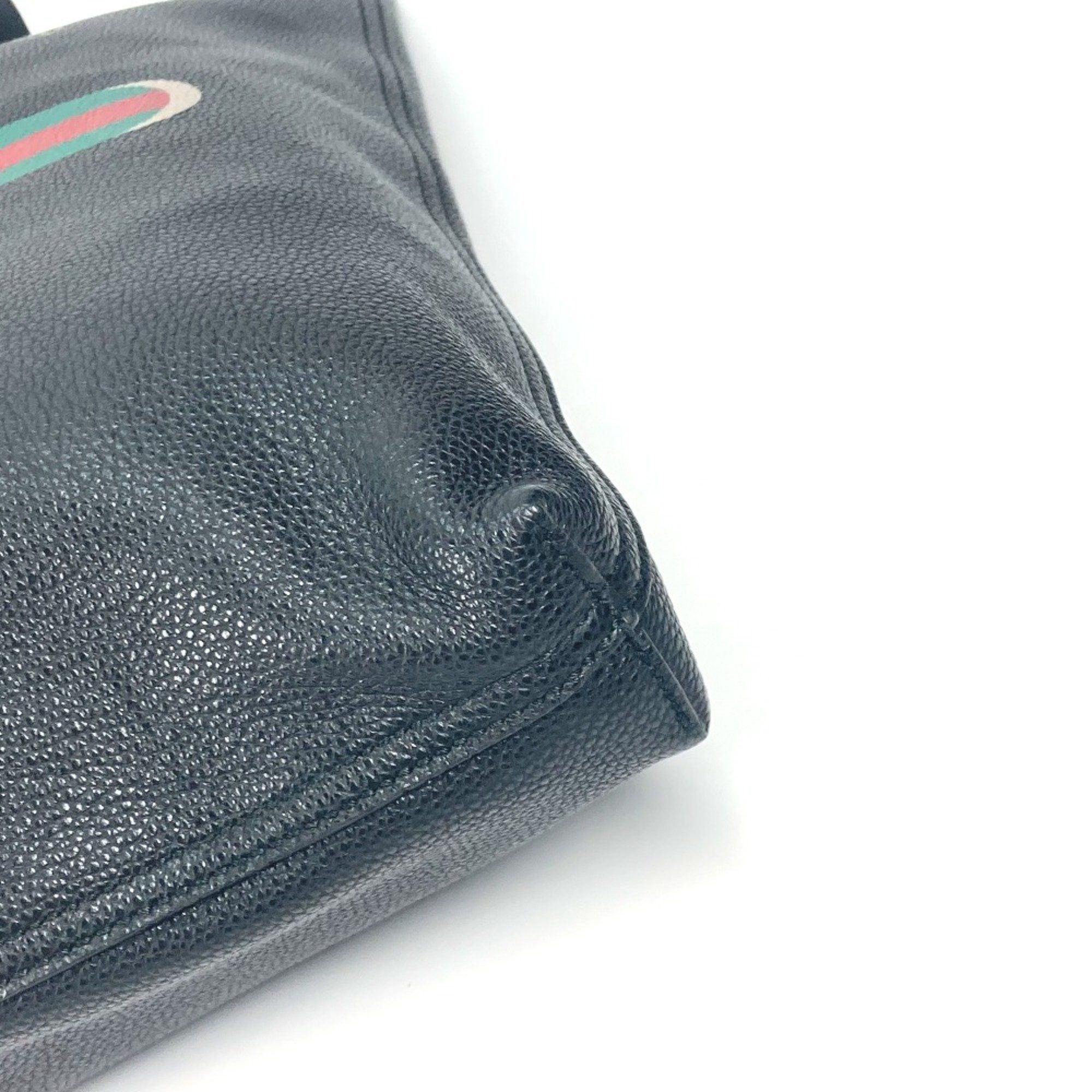 Gucci Gucci 572768 Sherry line Shoulder Bag Tote Bag Black Size ONE SIZE - 6 Thumbnail