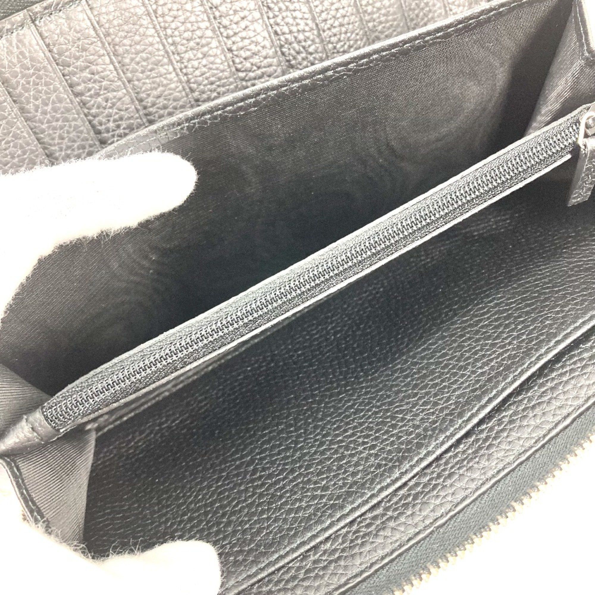 Gucci Gucci 739482 Jumbo GG Zip Around Long Wallet Black Size ONE SIZE - 12 Thumbnail