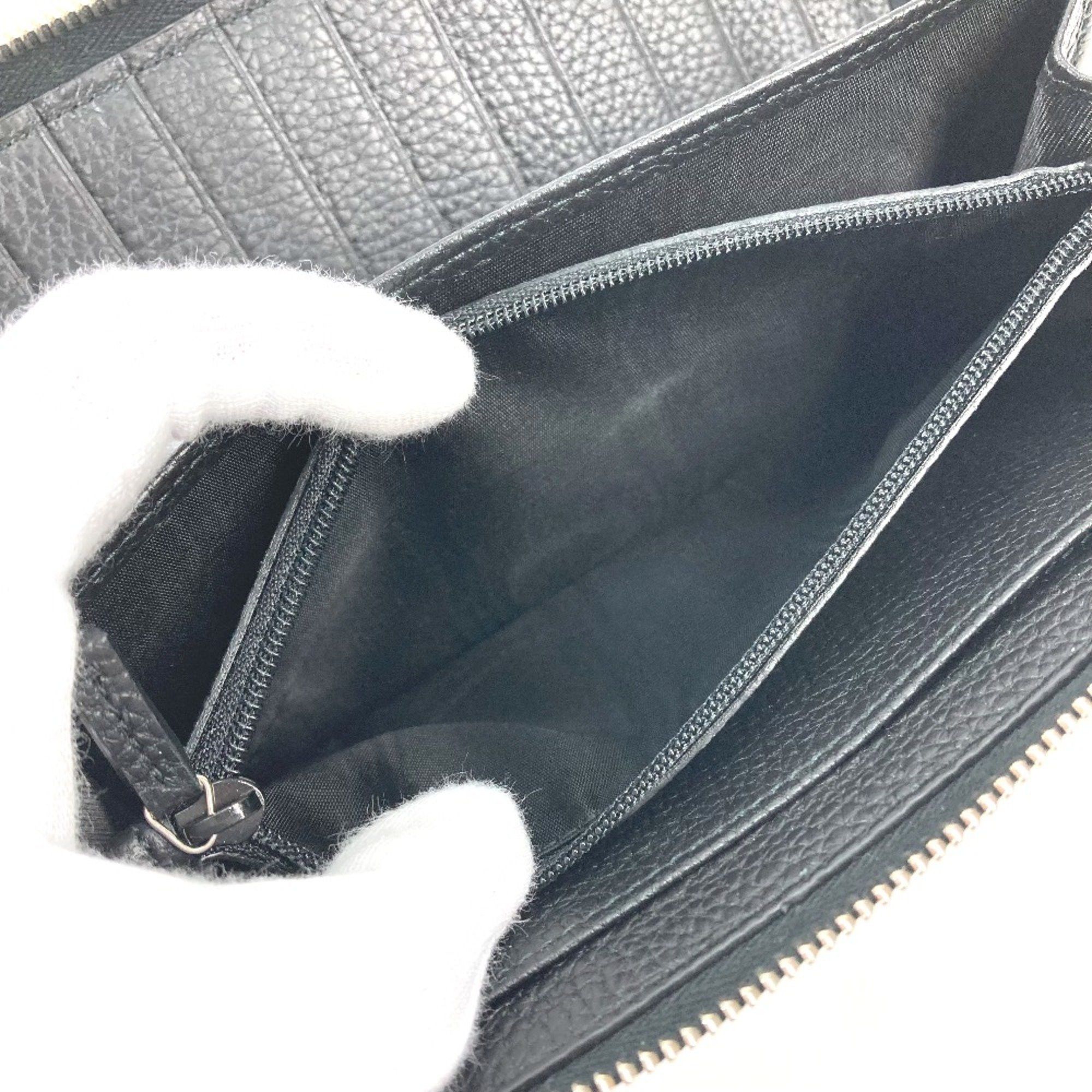 Gucci Gucci 739482 Jumbo GG Zip Around Long Wallet Black Size ONE SIZE - 13 Thumbnail