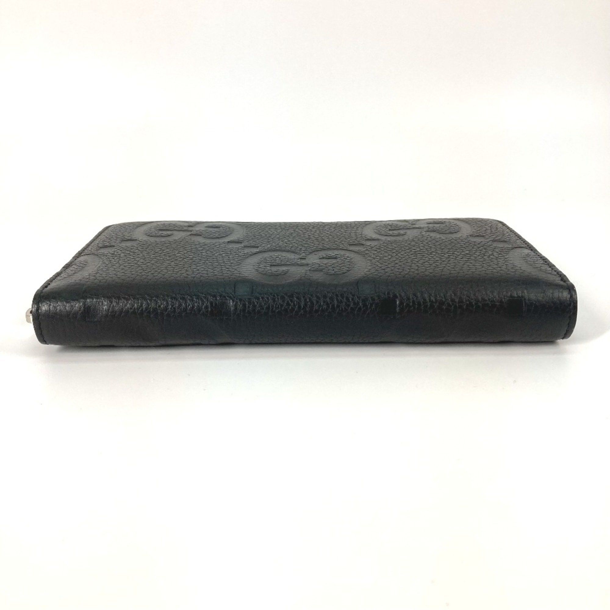 Gucci Gucci 739482 Jumbo GG Zip Around Long Wallet Black Size ONE SIZE - 2 Thumbnail