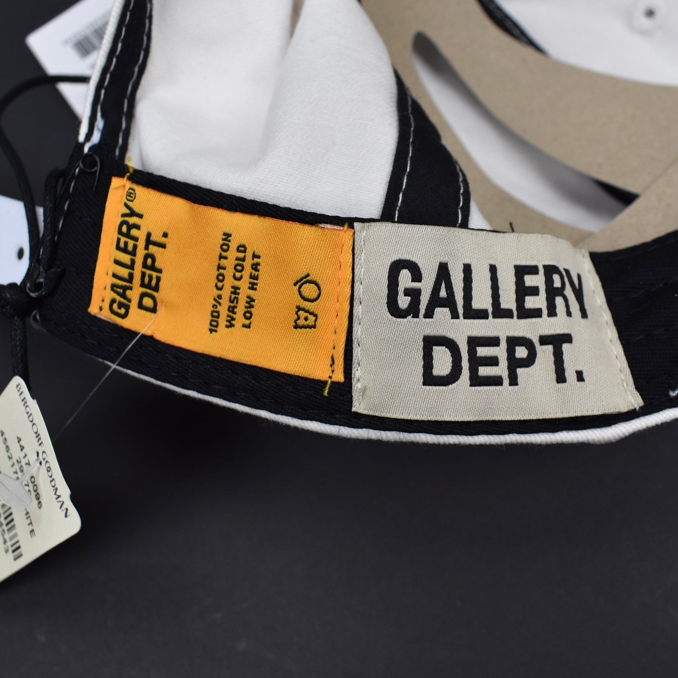 Gallery Dept. Gallery Dept. DEPT Logo Embroidered Hat White Size ONE SIZE - 4 Thumbnail