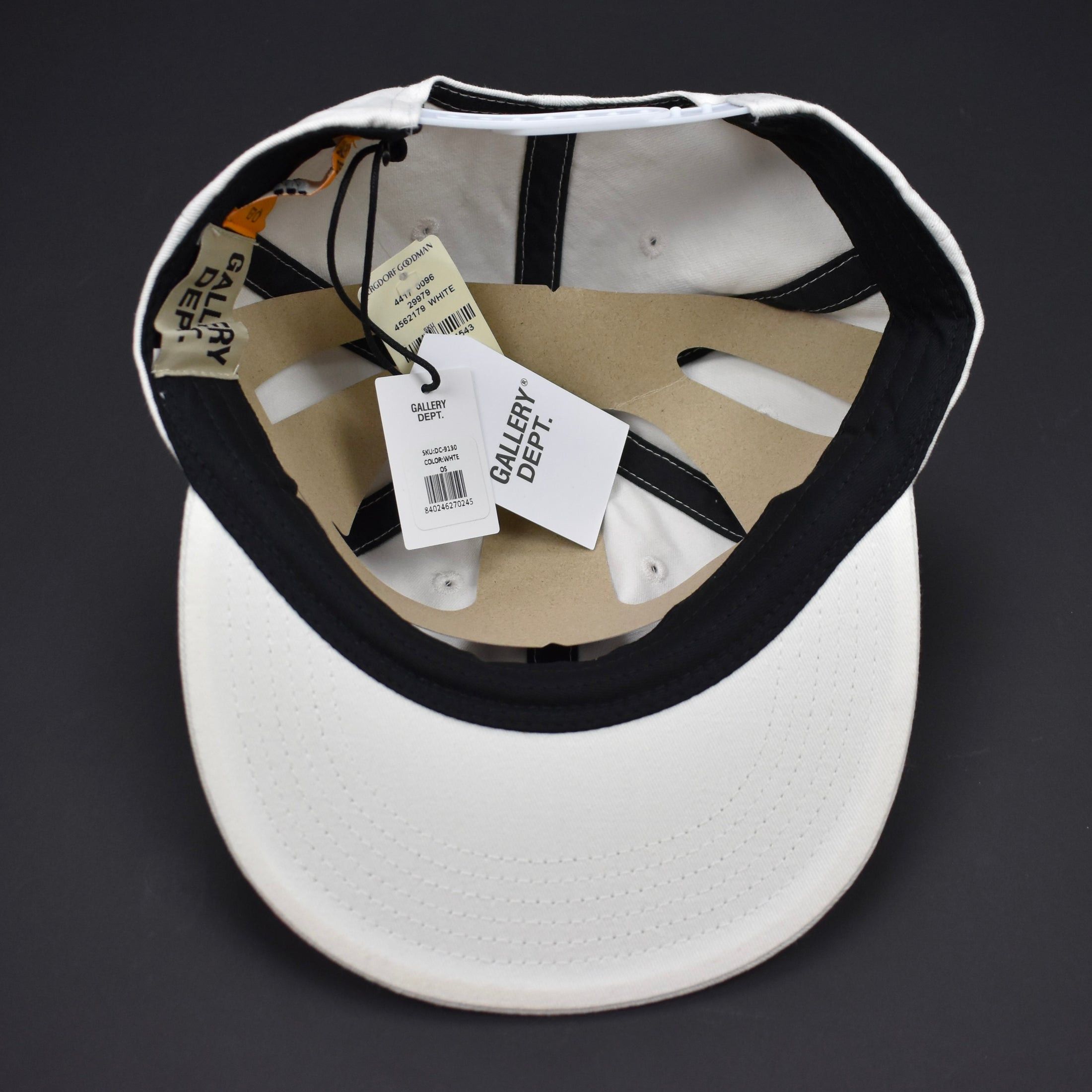 Gallery Dept. Gallery Dept. DEPT Logo Embroidered Hat White Size ONE SIZE - 6 Thumbnail