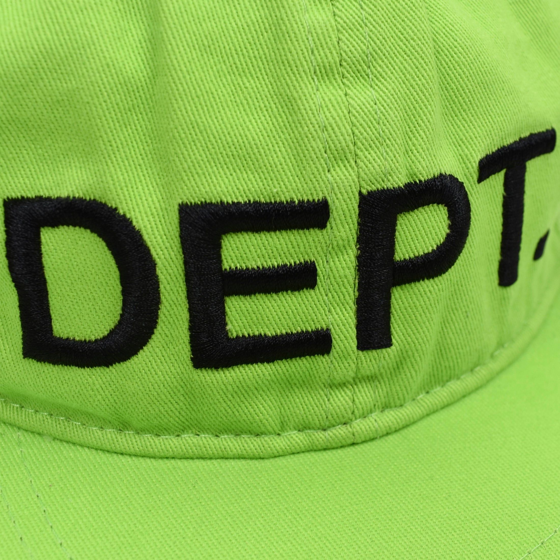 Gallery Dept. Gallery Dept. DEPT Logo Embroidered Hat Lime Green Size ONE SIZE - 3 Thumbnail