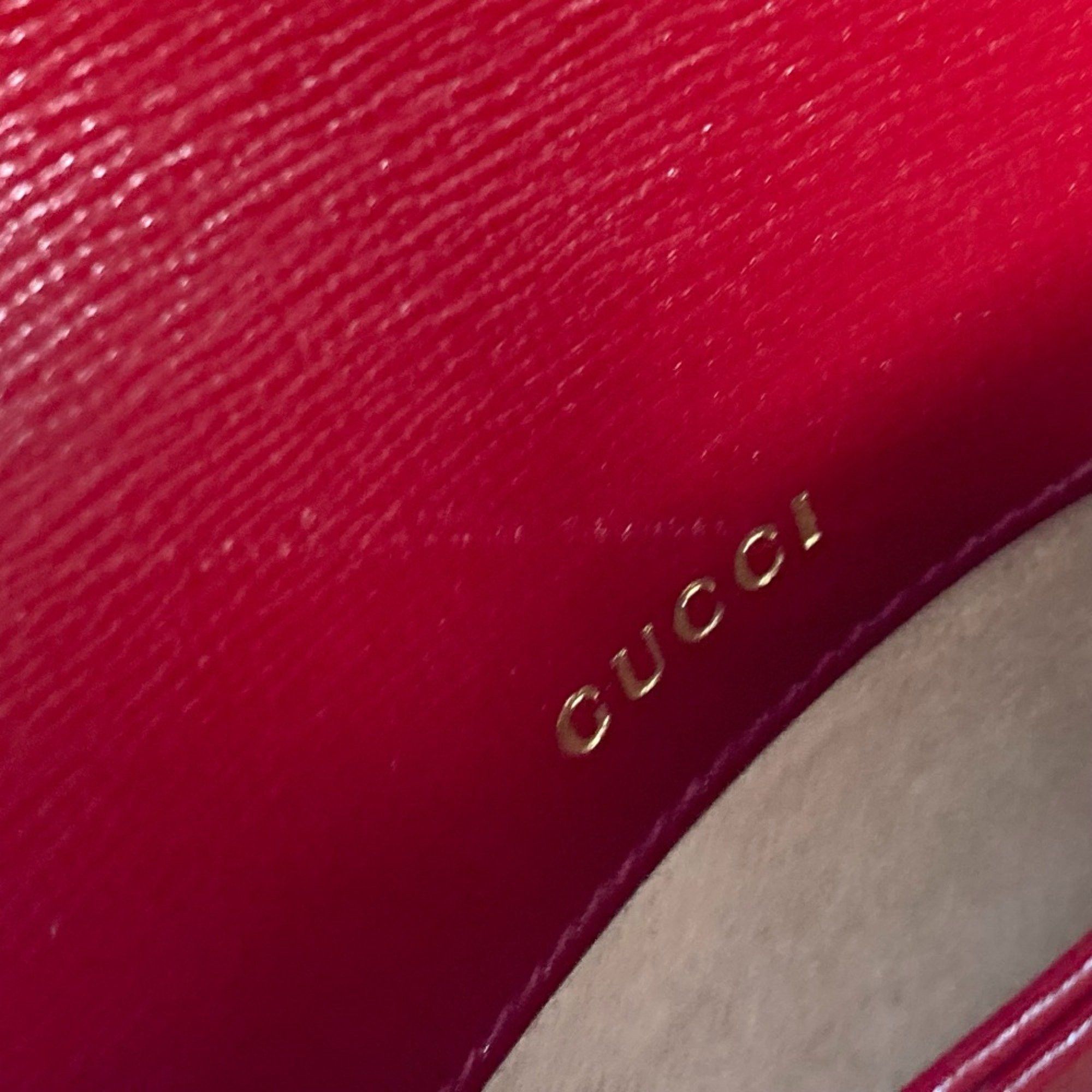 Gucci Gucci 602204 GG Supreme bag shawl Shoulder Bag Beige Red Size ONE SIZE - 14 Thumbnail