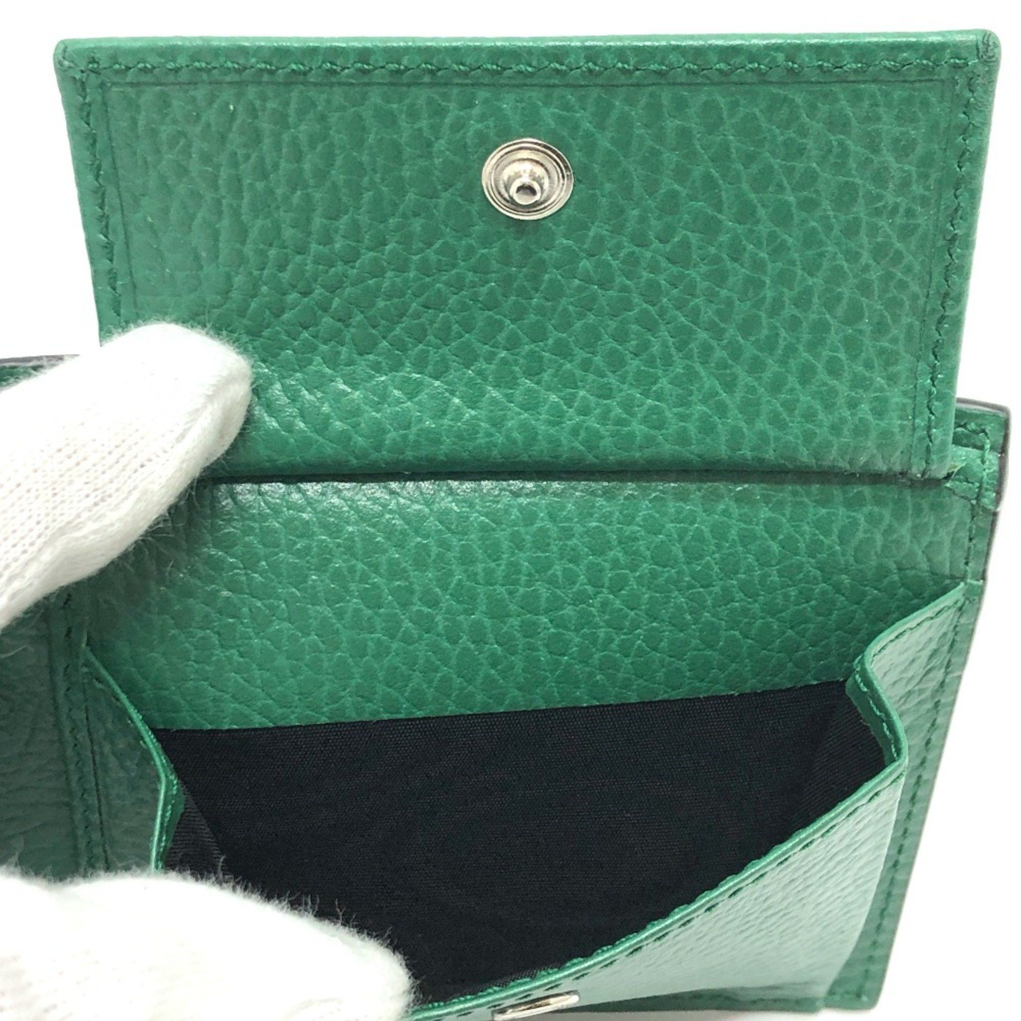 Gucci Gucci 610466 Interlocking G Folded wallet Black SilverHardware Size ONE SIZE - 10 Thumbnail