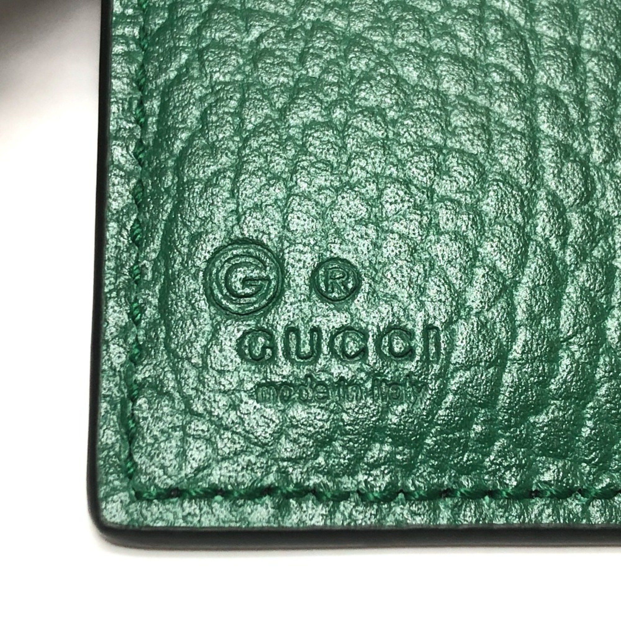 Gucci Gucci 610466 Interlocking G Folded wallet Black SilverHardware Size ONE SIZE - 12 Thumbnail