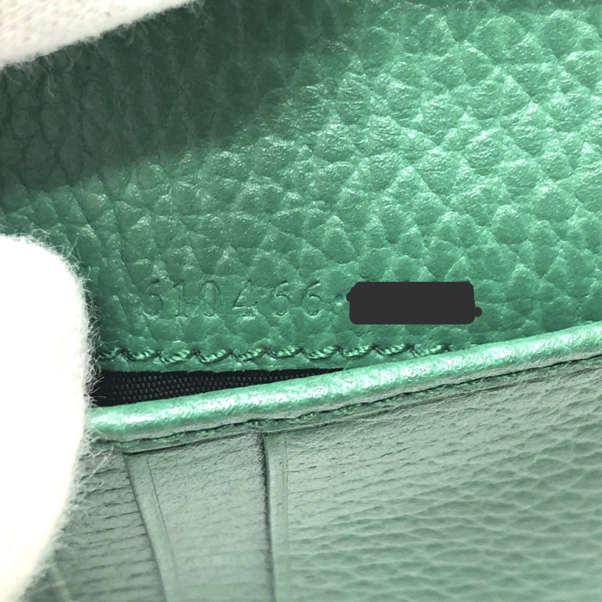 Gucci Gucci 610466 Interlocking G Folded wallet Black SilverHardware Size ONE SIZE - 11 Thumbnail