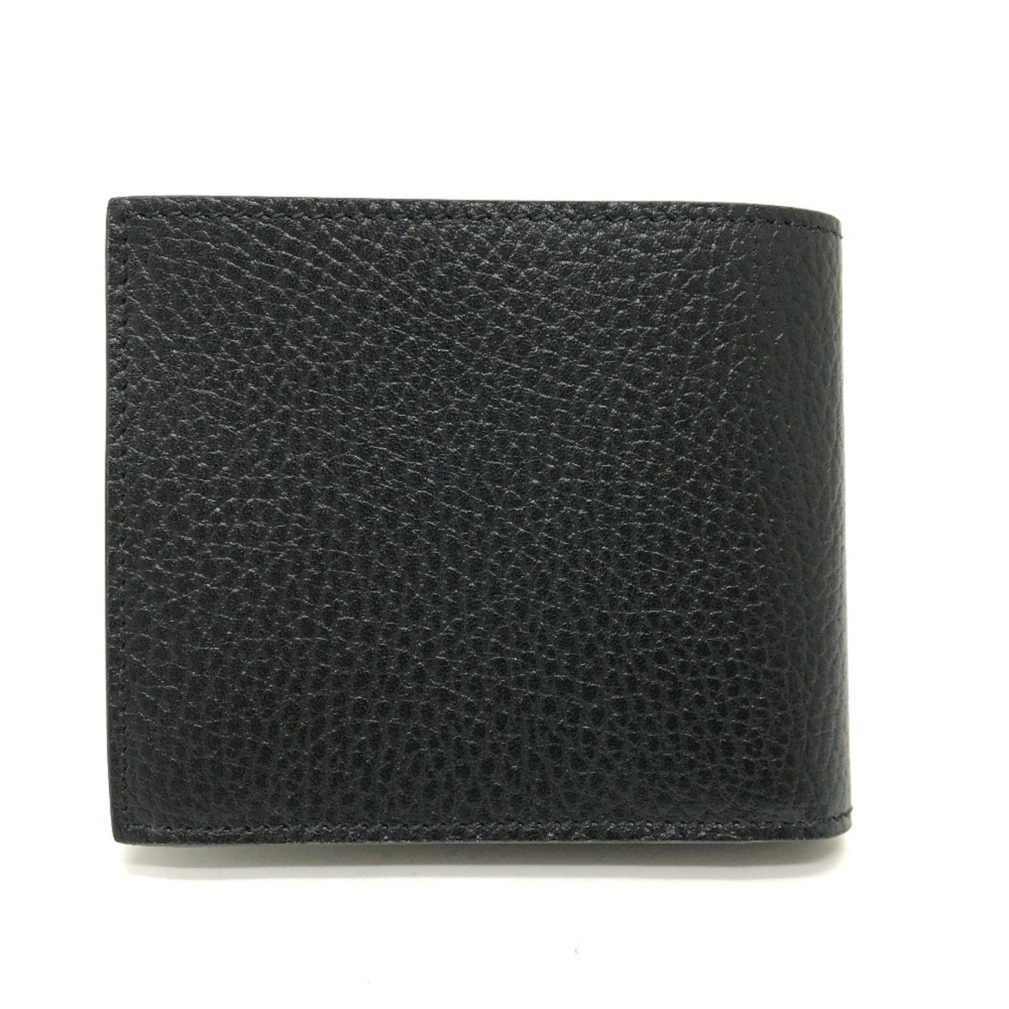 Gucci Gucci 610466 Interlocking G Folded wallet Black SilverHardware Size ONE SIZE - 2 Thumbnail