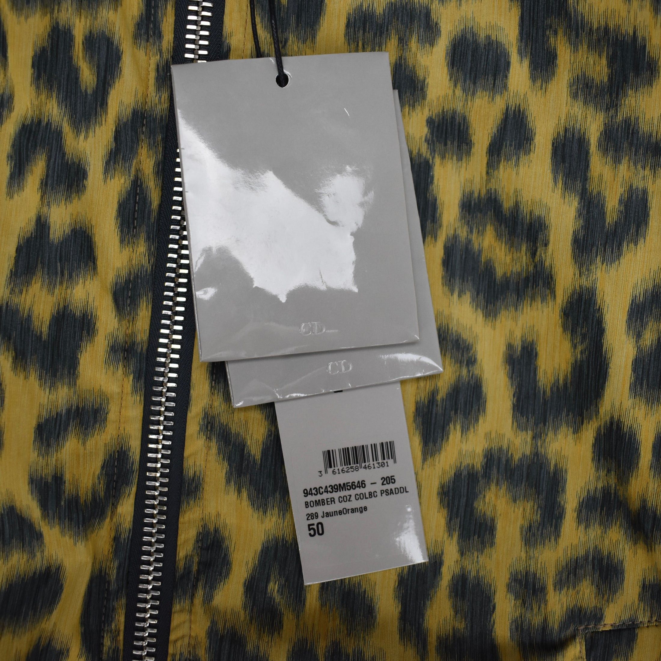 Dior DIOR Leopard Print Woven Bomber Jacket Saddle Pocket Size US M / EU 48-50 / 2 - 5 Thumbnail