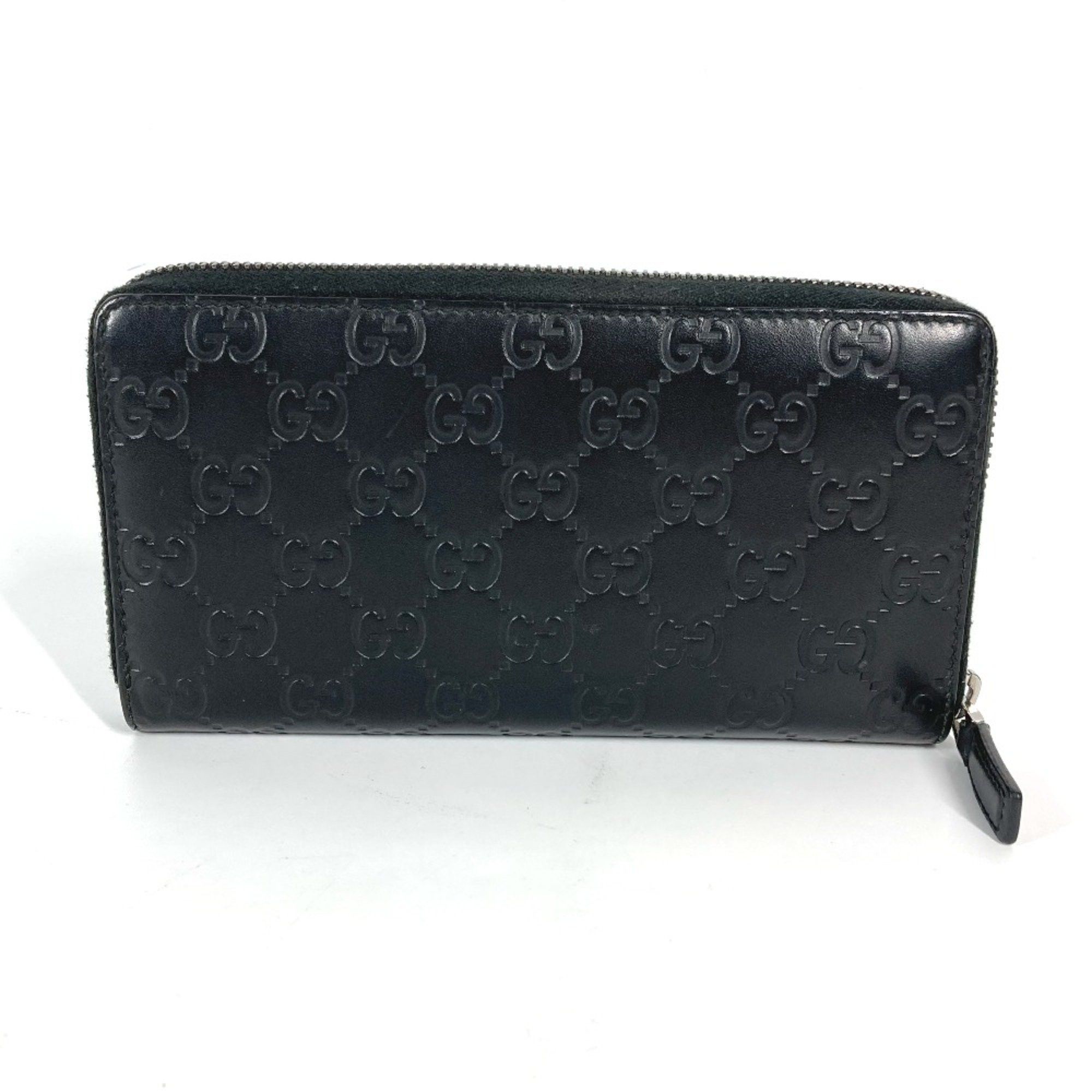 Gucci Gucci 307987 Guccissima GG Zip Around Long Wallet Black Size ONE SIZE - 2 Thumbnail