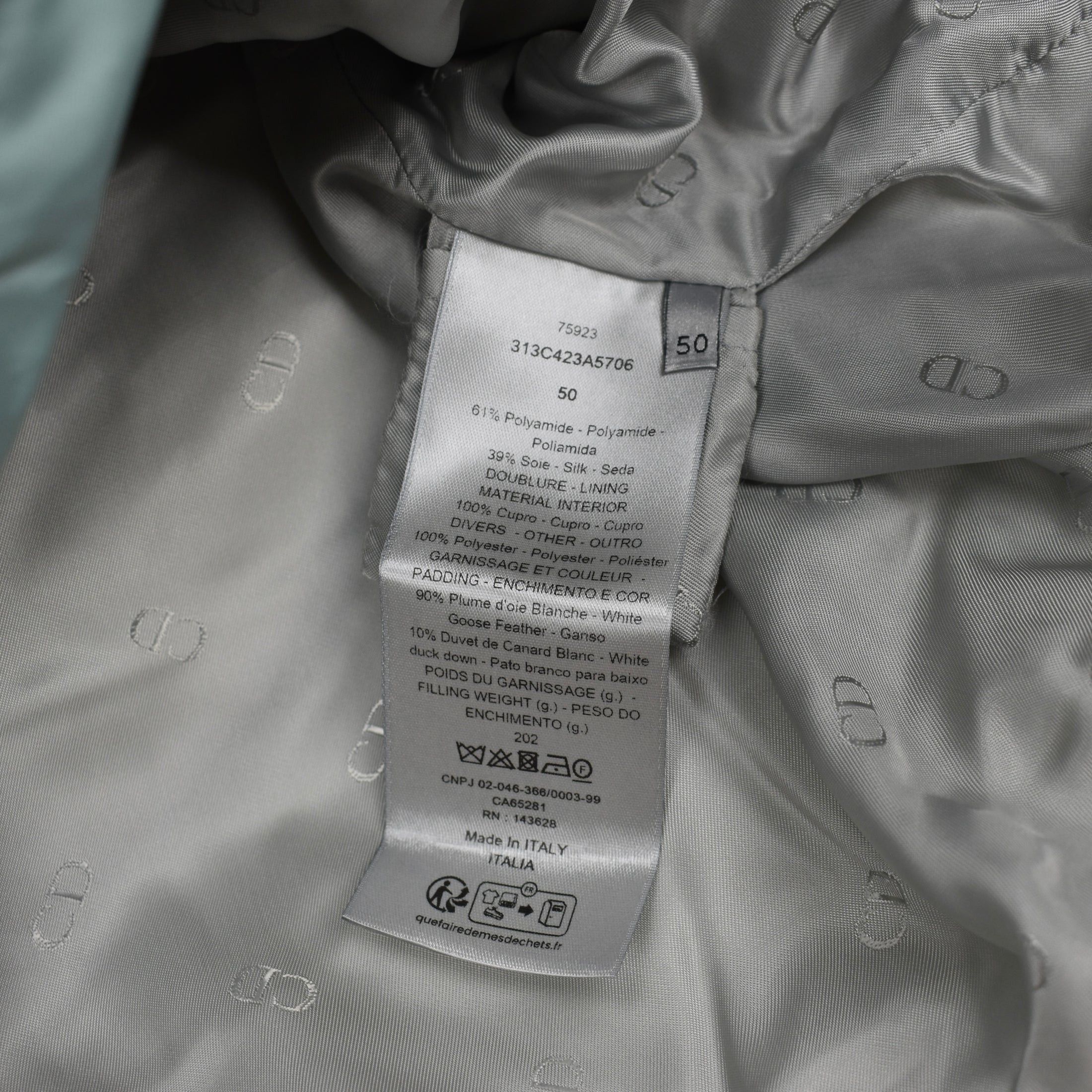 Dior × ERL DIOR x ERL Swirl Quilted Puffer Down Jacket SS23 Size US M / EU 48-50 / 2 - 13 Thumbnail