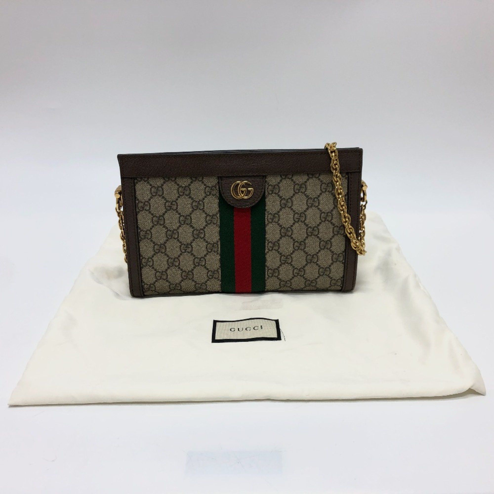 Gucci Gucci 503877 chain bag Shoulder Bag Brown GoldHardware Size ONE SIZE - 17 Thumbnail
