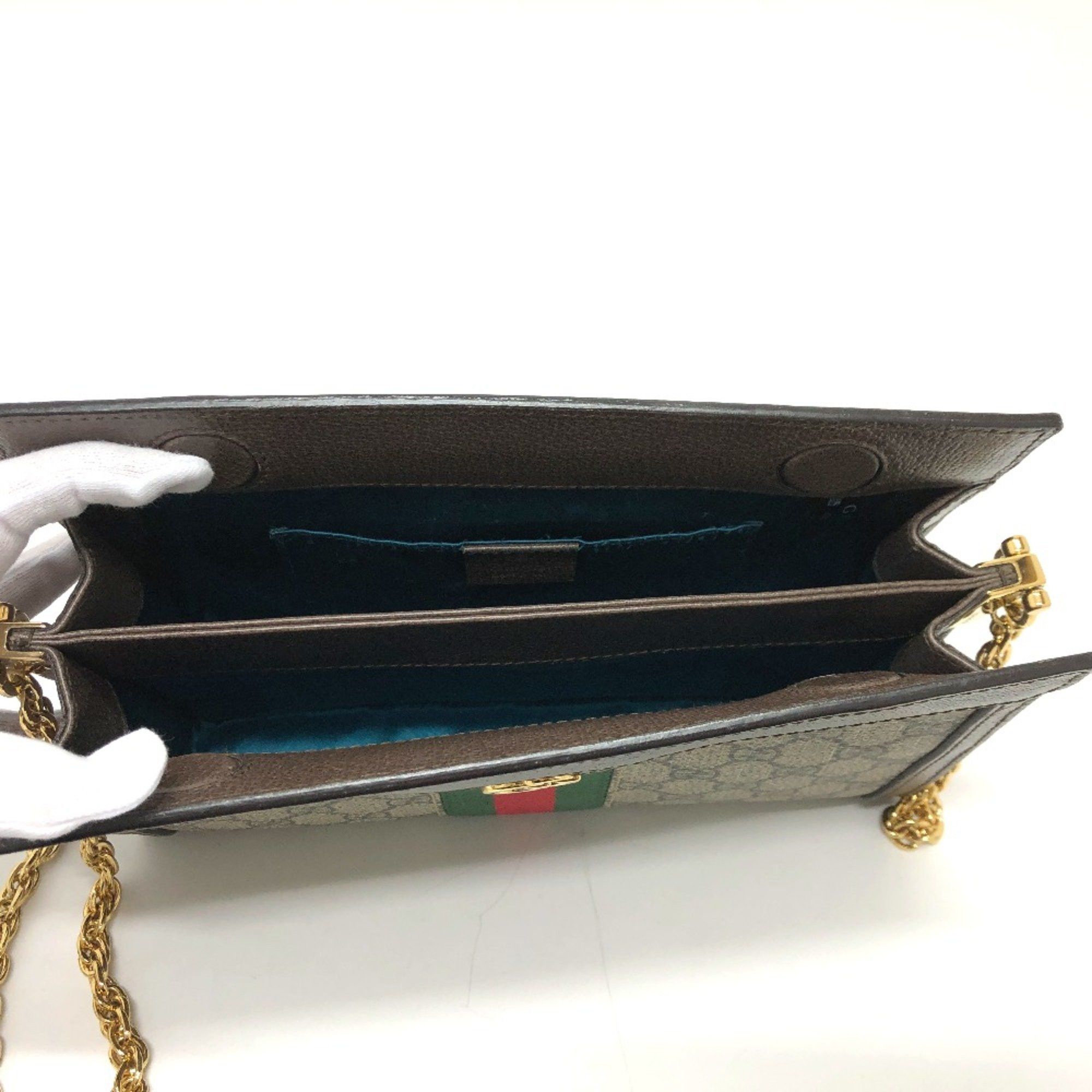 Gucci Gucci 503877 chain bag Shoulder Bag Brown GoldHardware Size ONE SIZE - 10 Thumbnail
