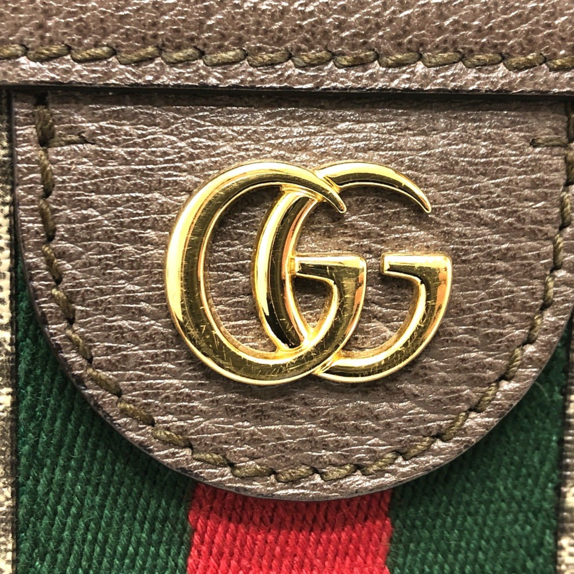 Gucci Gucci 503877 chain bag Shoulder Bag Brown GoldHardware Size ONE SIZE - 8 Thumbnail