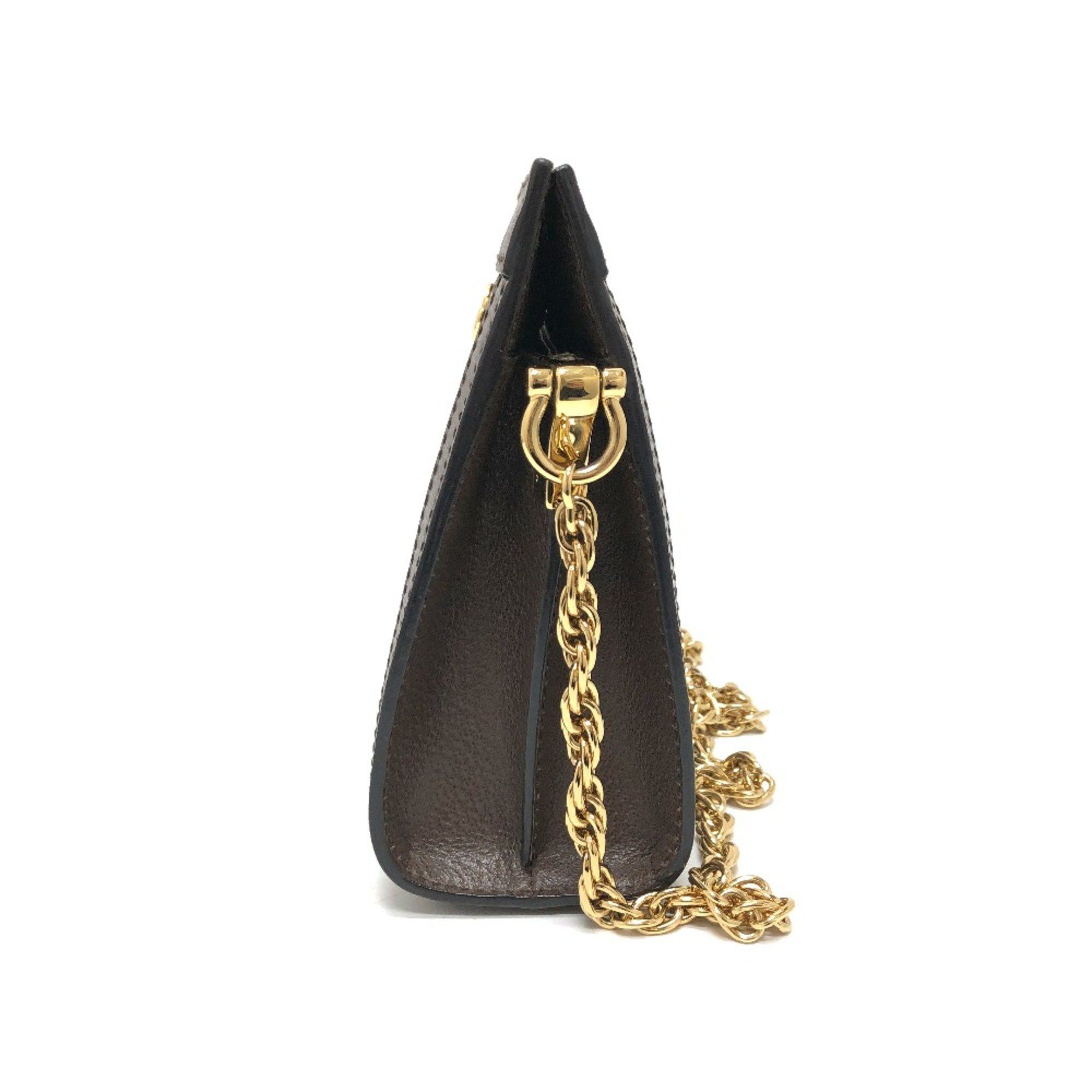 Gucci Gucci 503877 chain bag Shoulder Bag Brown GoldHardware Size ONE SIZE - 3 Thumbnail
