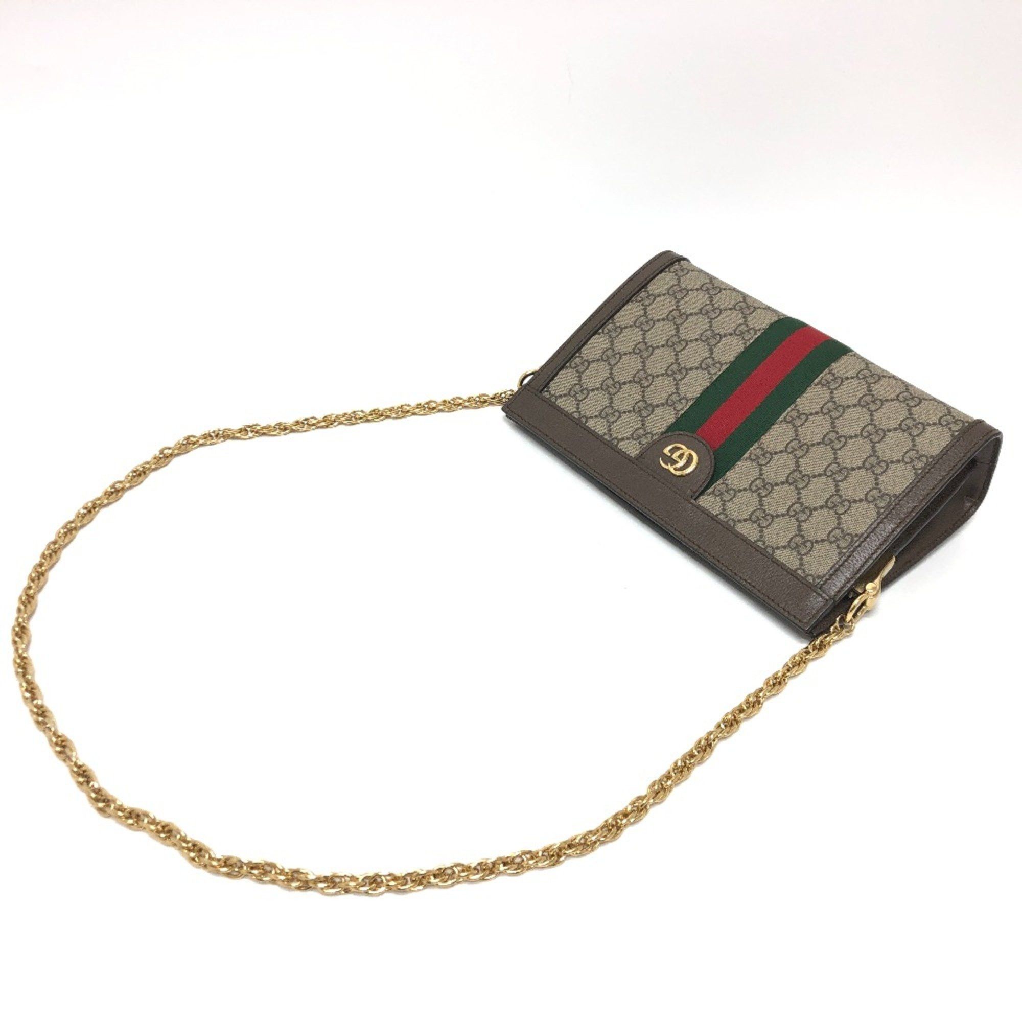 Gucci Gucci 503877 chain bag Shoulder Bag Brown GoldHardware Size ONE SIZE - 6 Thumbnail