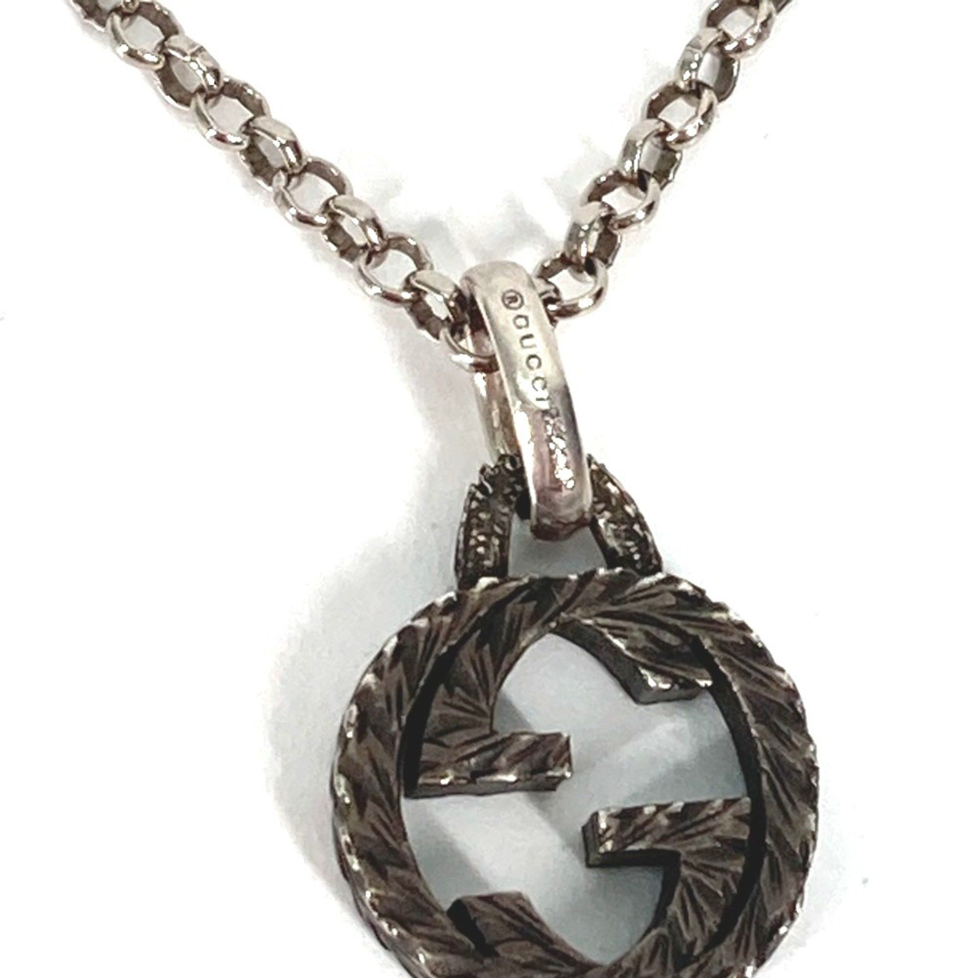 Gucci Gucci Arabesque Accessories Pendant Chain Necklace Silver Size ONE SIZE - 6 Thumbnail