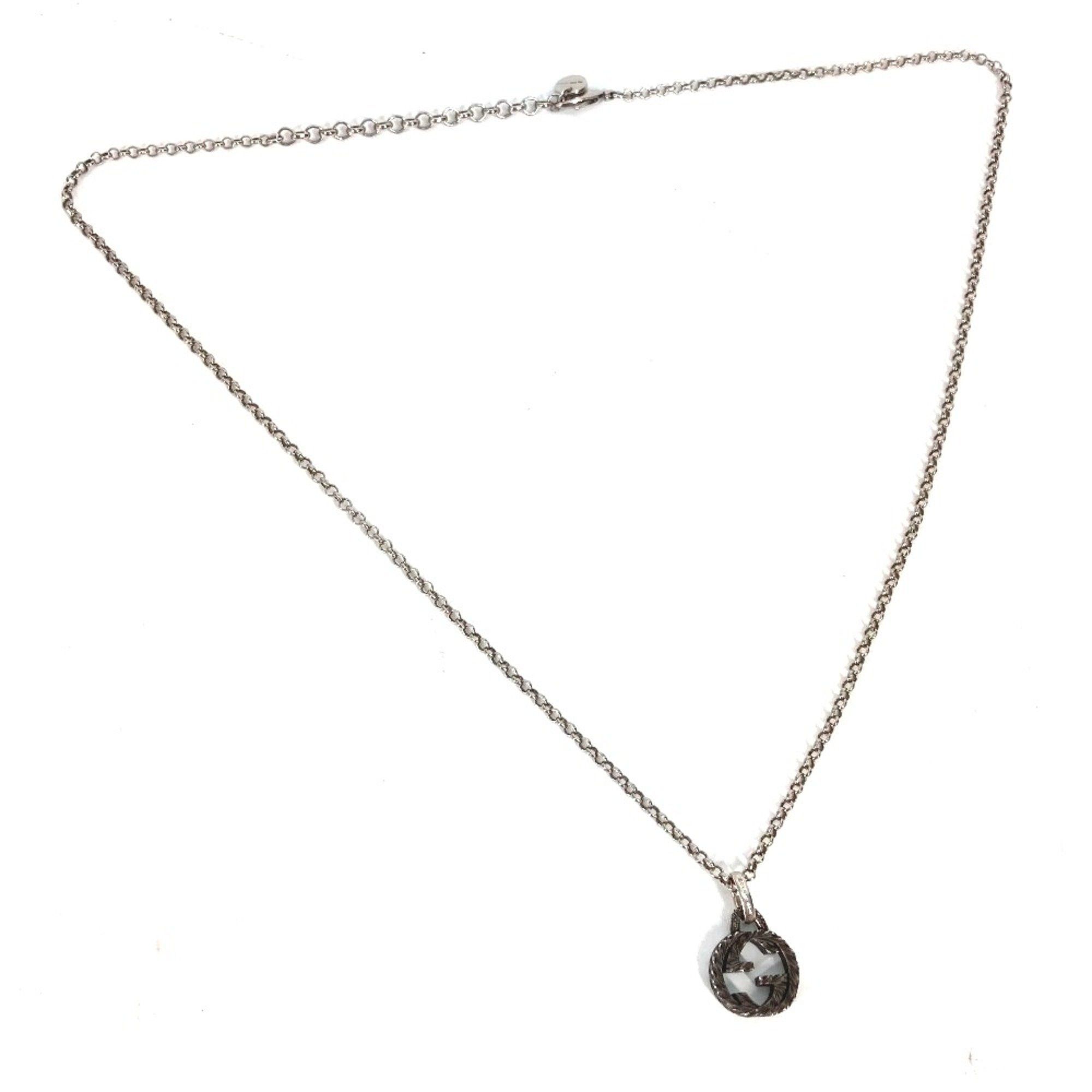 Gucci Gucci Arabesque Accessories Pendant Chain Necklace Silver Size ONE SIZE - 2 Thumbnail